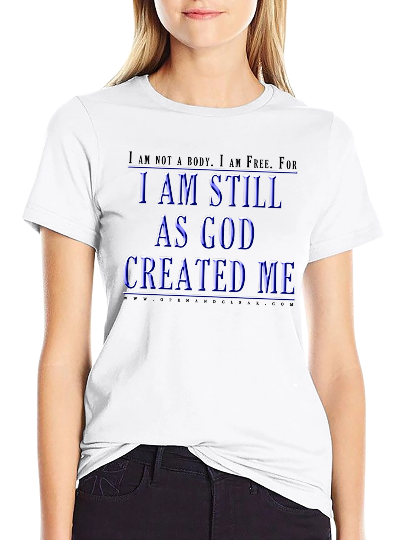 Black I Am Still As God Created Me T-Shirt view 9