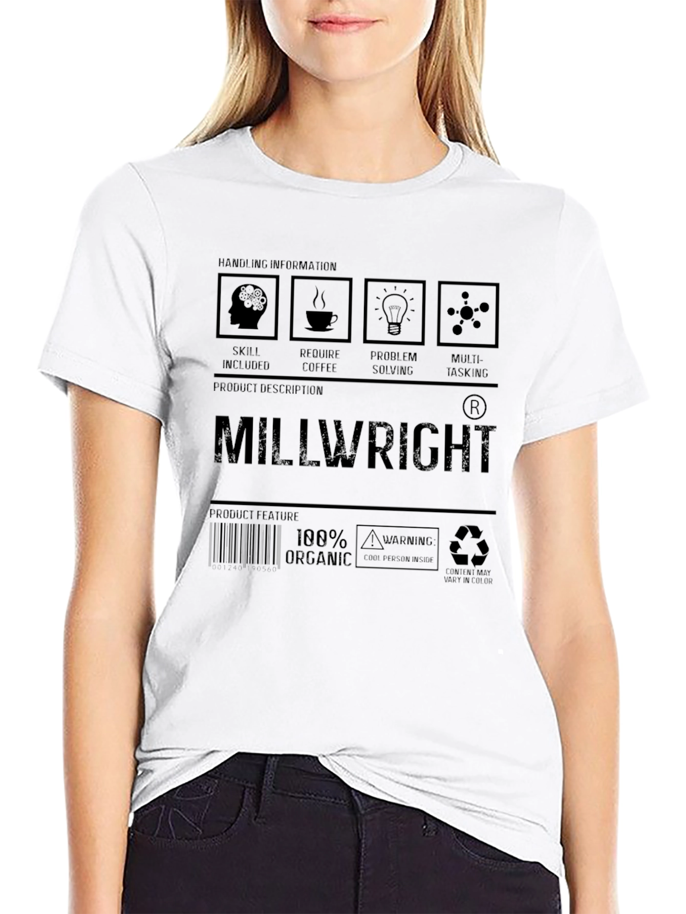 Millwright Skills T-Shirt - 100% Organic - 9