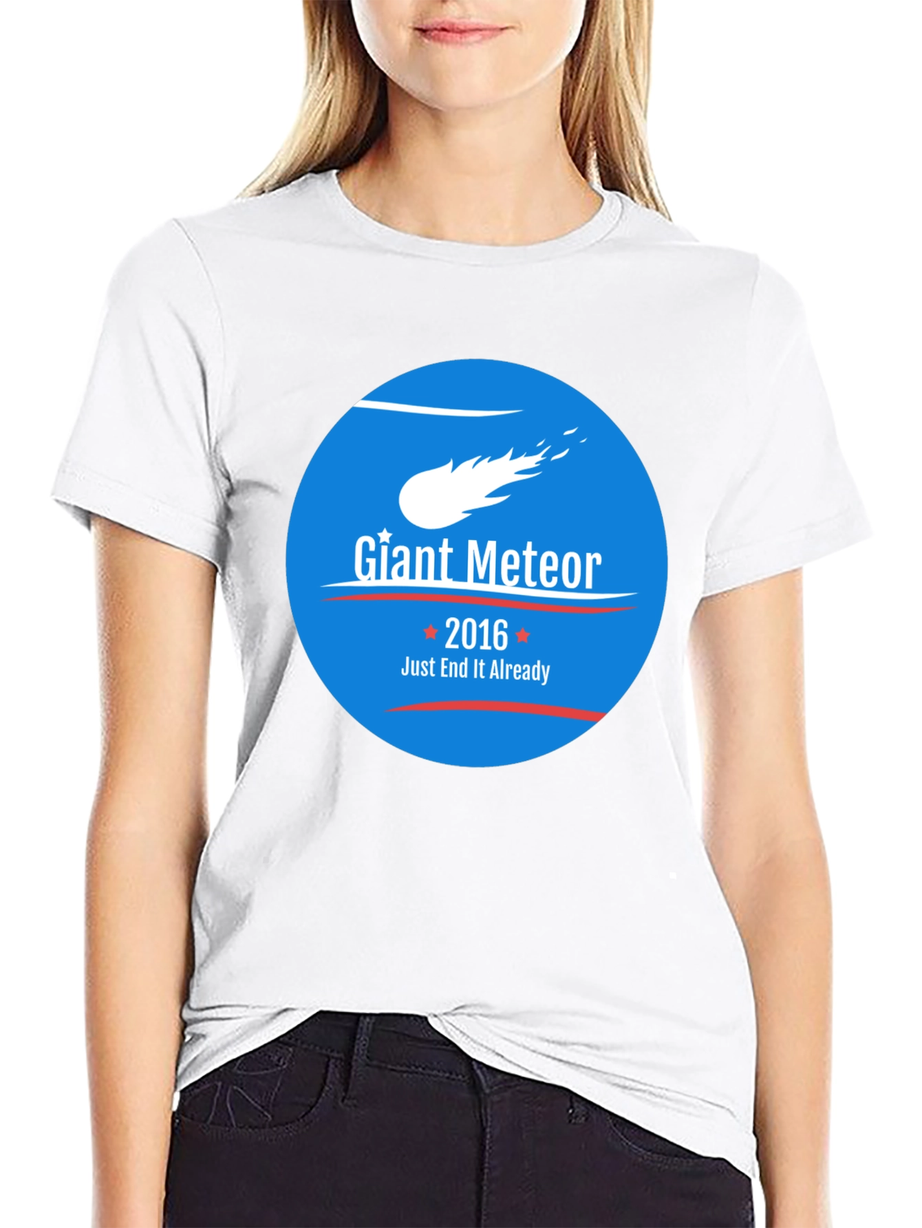 Black Giant Meteor 2016 Funny T-Shirt view 9