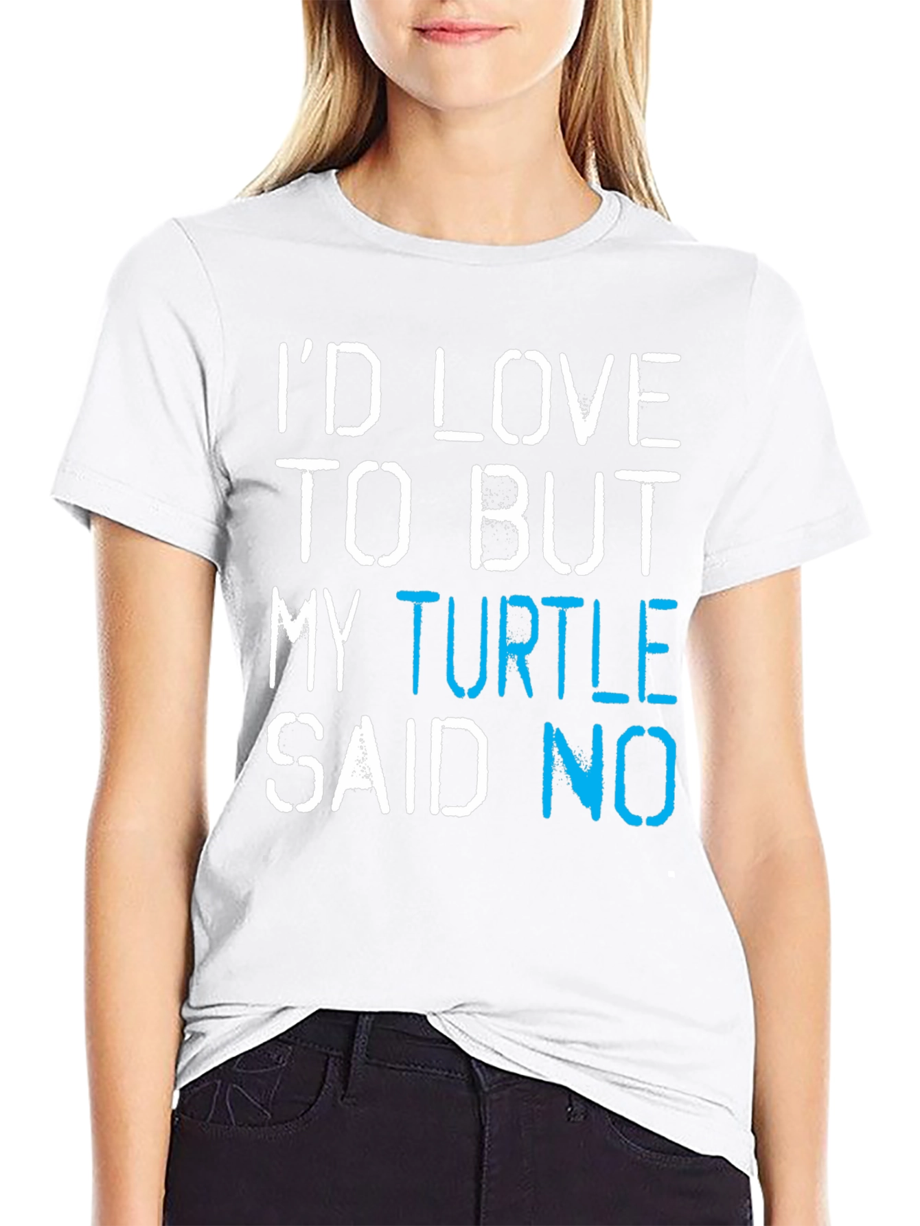 Black Turtle Said No Graphic T-Shirt view 9