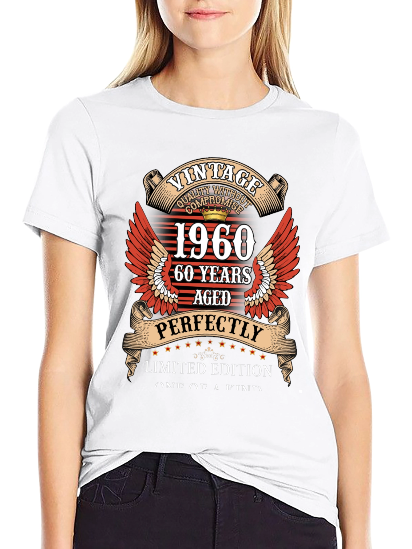 Black Vintage 1960 Limited Edition Graphic T-Shirt view 9