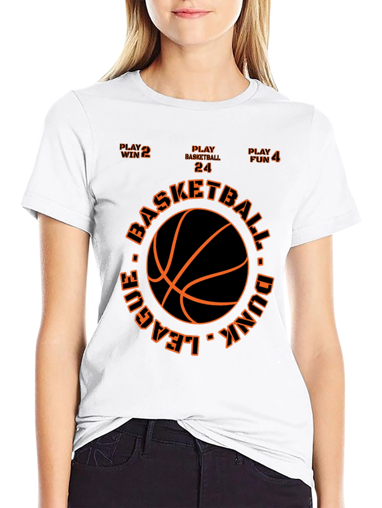Basketball League Dunk T-Shirt - 9
