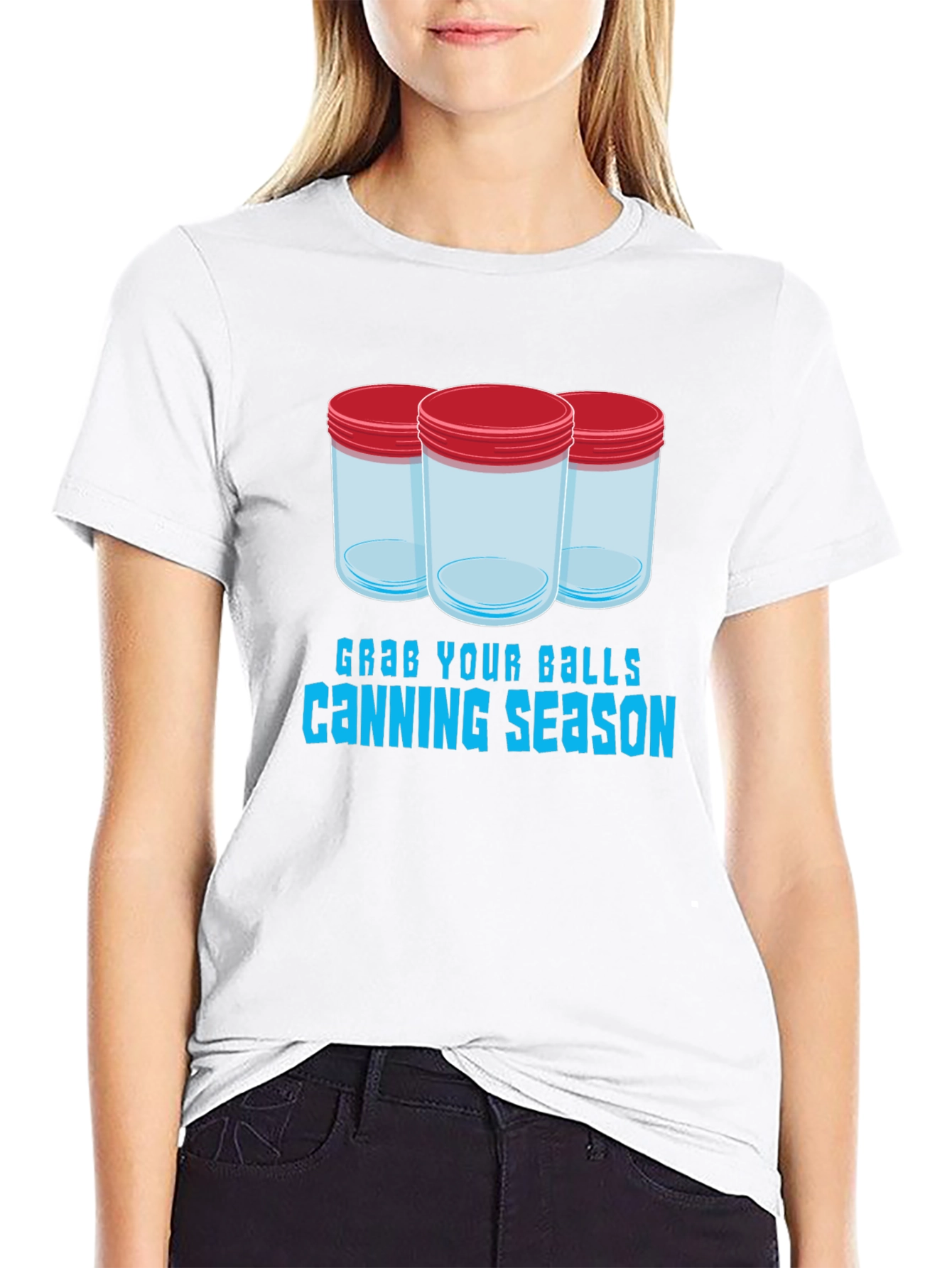 Black Grab Your Balls Canning Season T-Shirt view 9