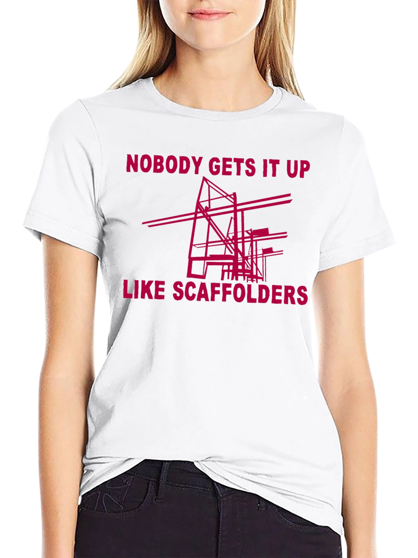 Black Scaffolders Tee: Nobody Gets It Up Like Us! view 9