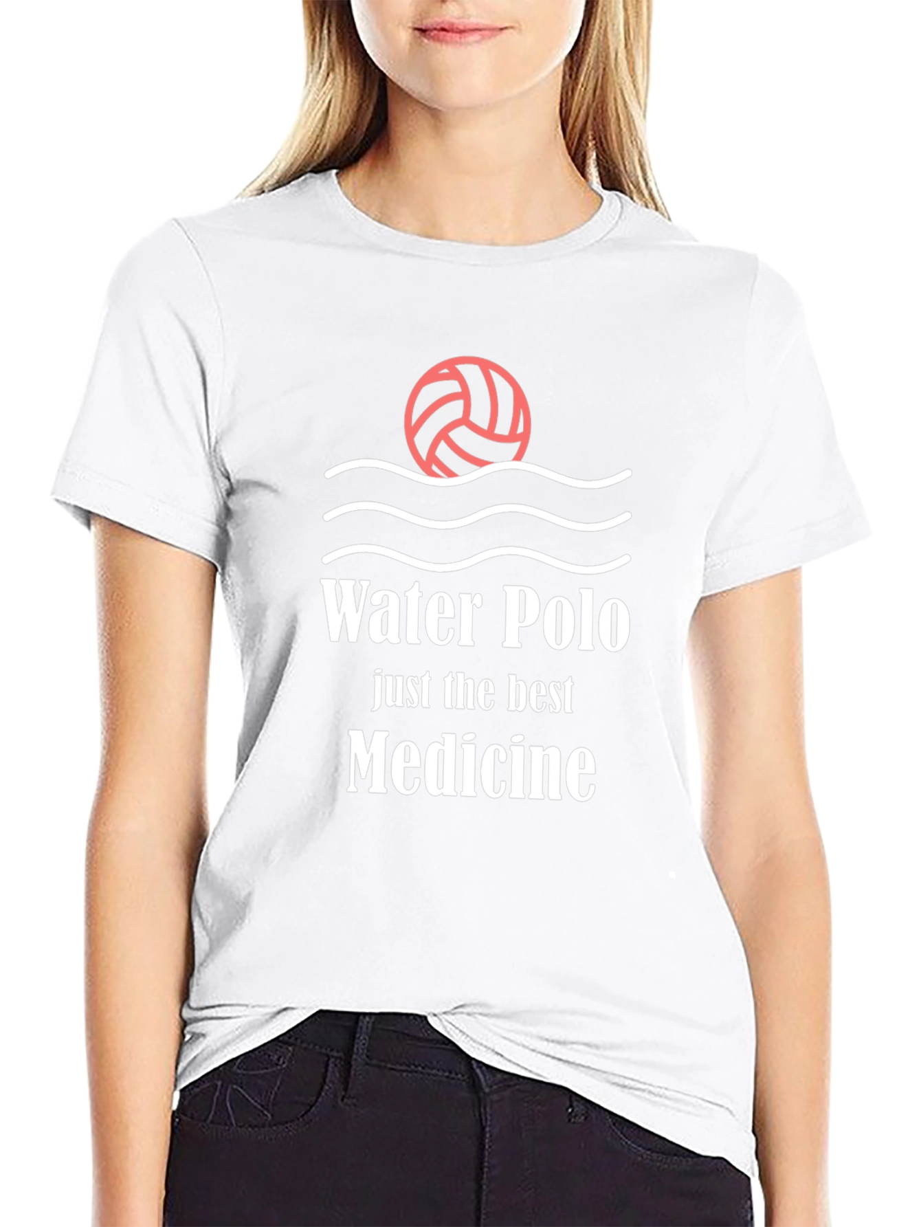 Black Water Polo Medicine Black T-Shirt view 9