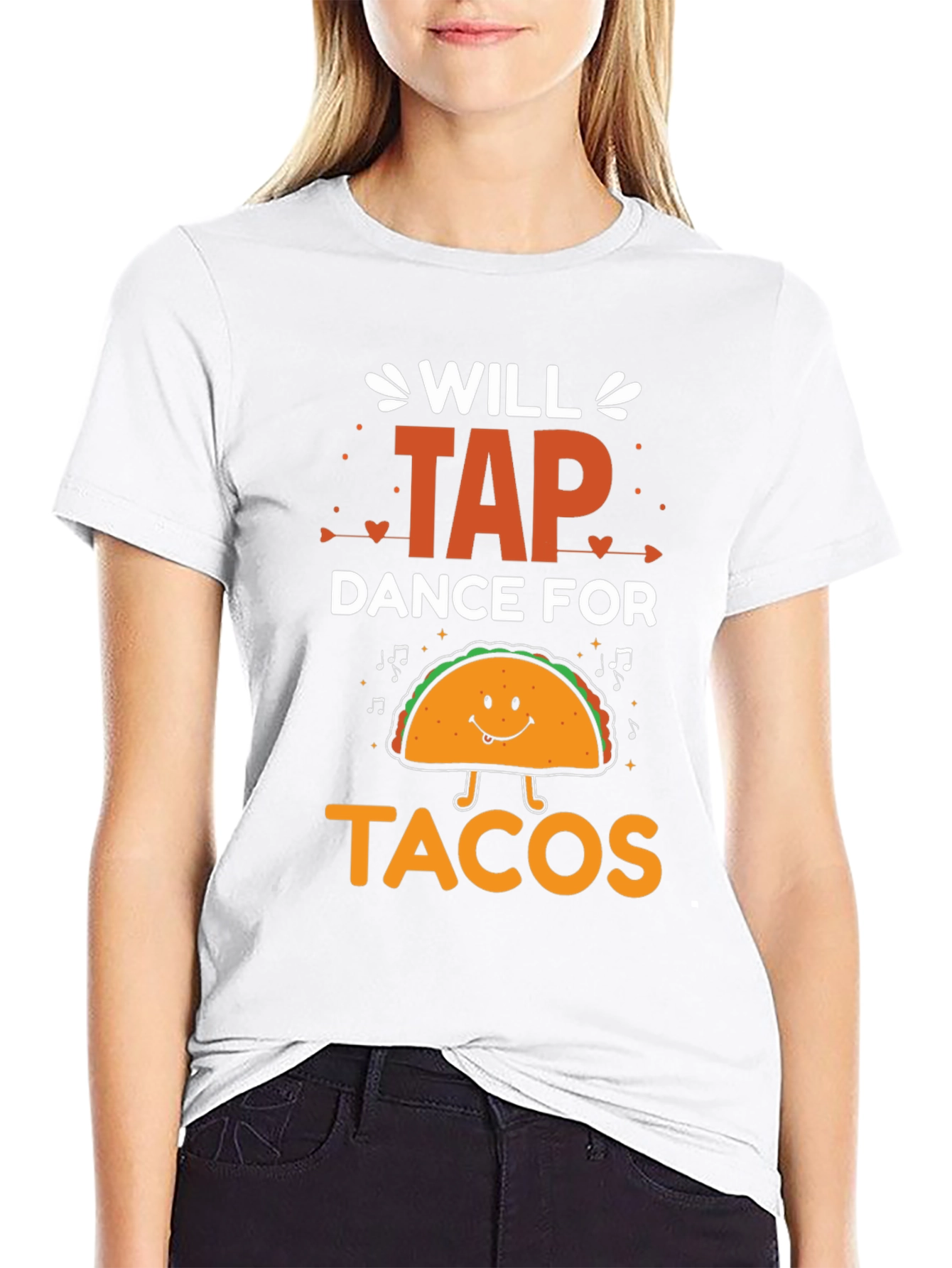 Black Will Tap Dance For Tacos Graphic Tee view 9
