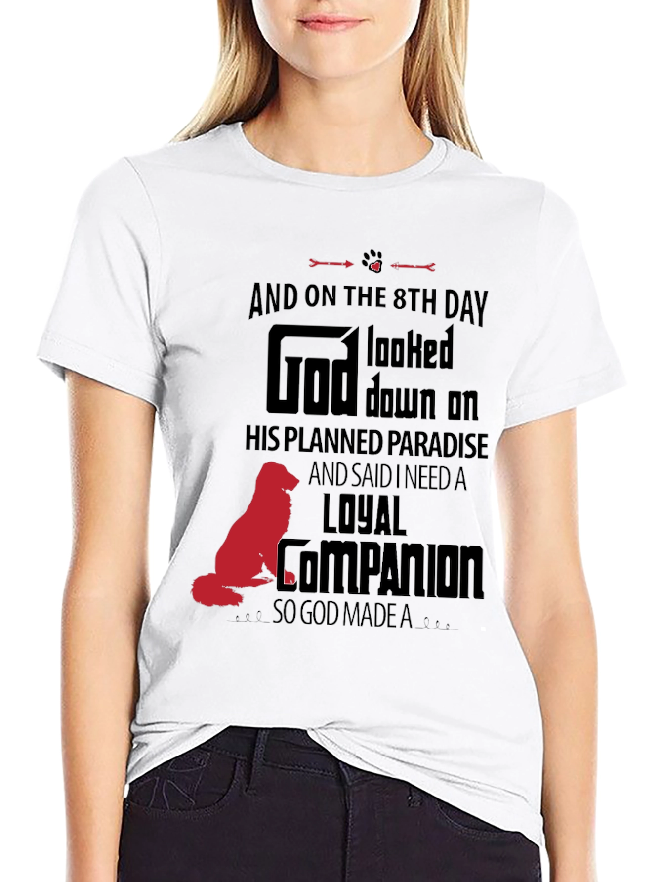 Dog Lover T-Shirt: Loyal Companion Design - 9