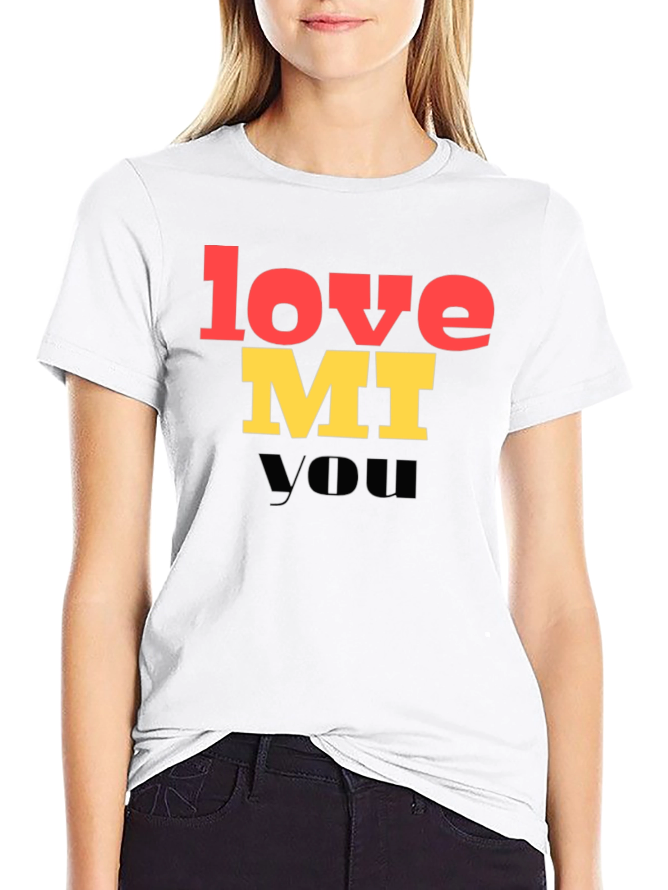 Black Love MI You Graphic T-Shirt - Trendy Unisex Tee view 9