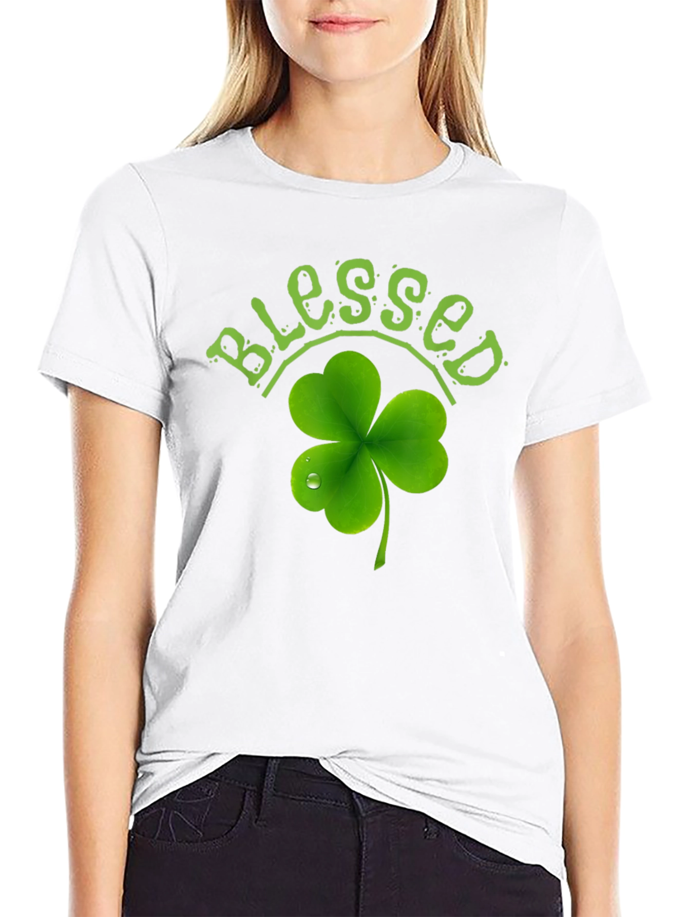 Blessed Shamrock T-Shirt - St. Patrick's Day Tee - 9