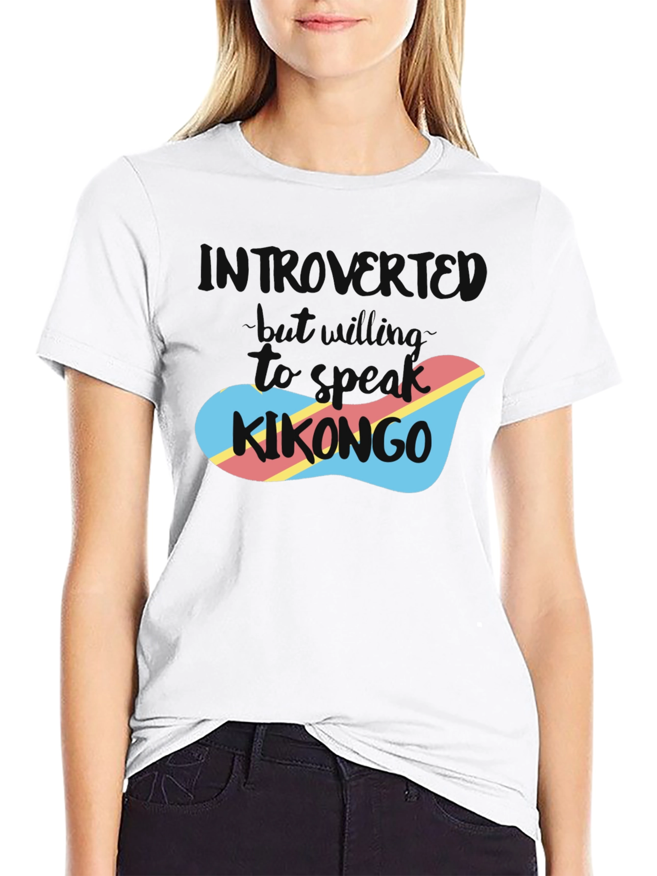 Black Introvert Kikongo T-Shirt view 9