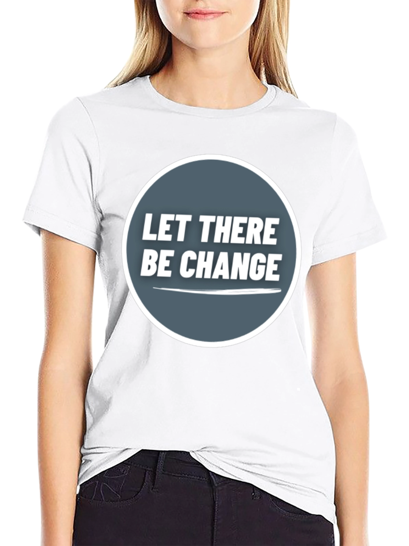 Black Let There Be Change T-Shirt - Stylish Graphic Tee view 9