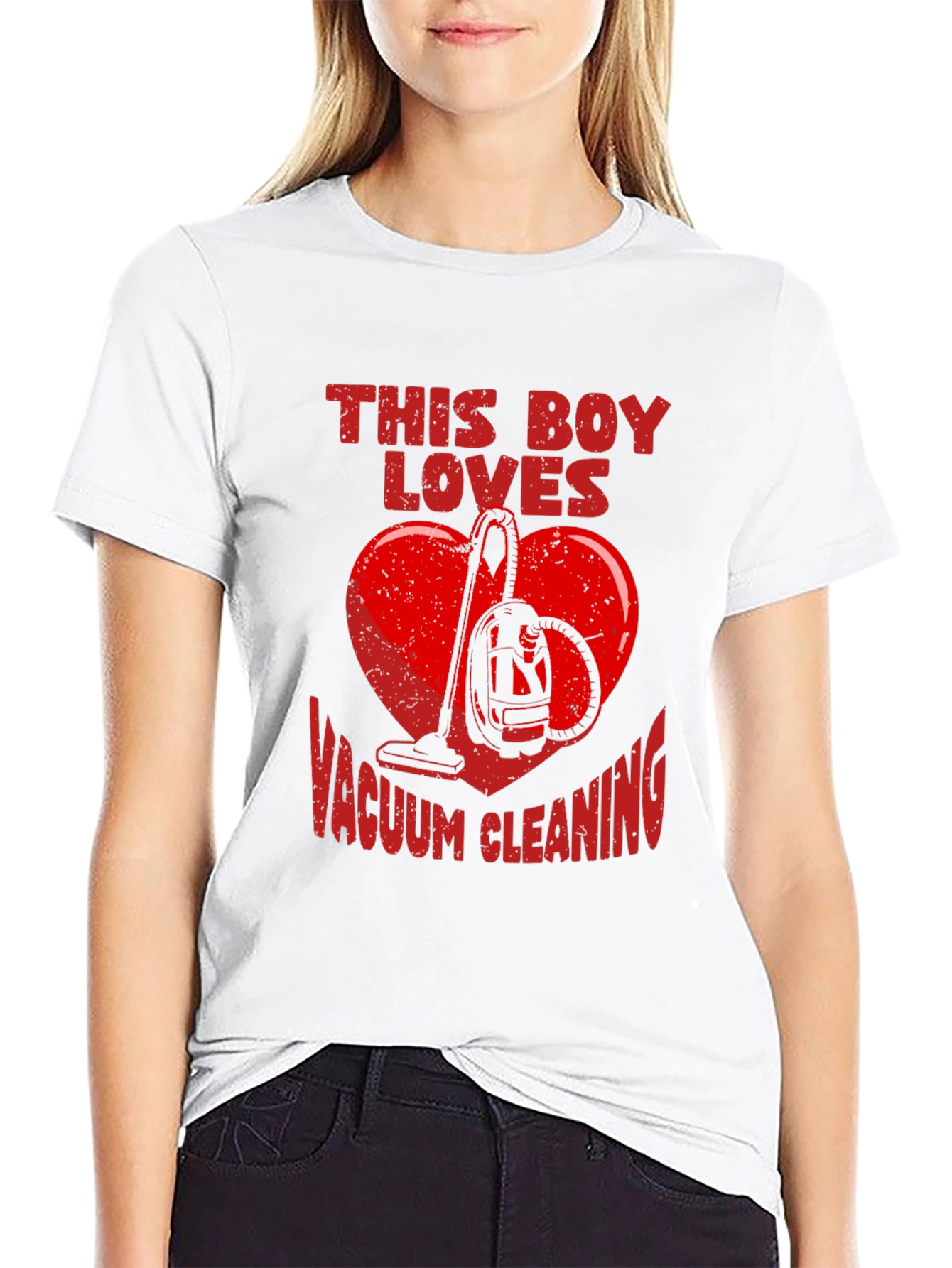 Black Funny Vacuum Cleaning Lover T-Shirt view 9