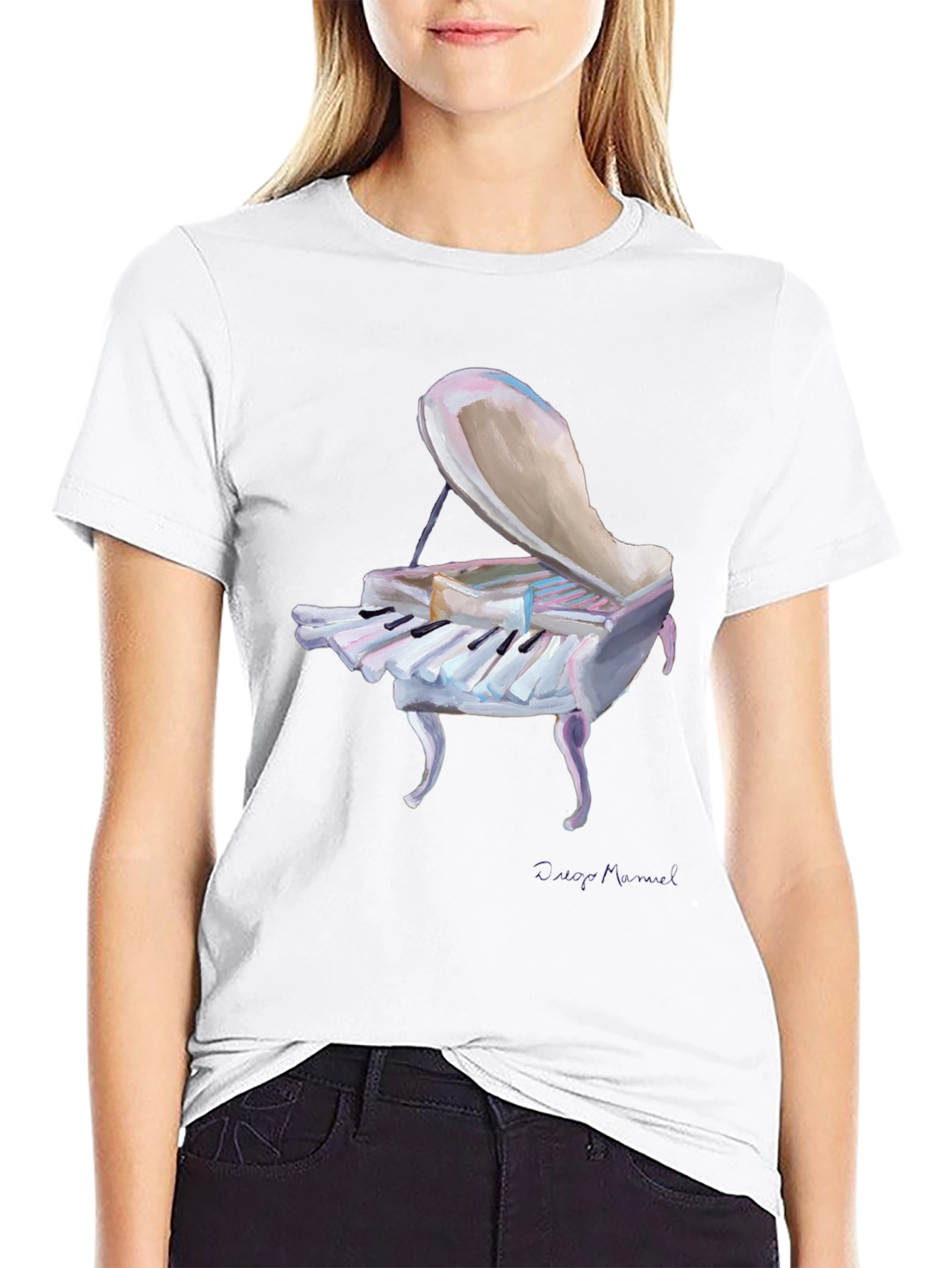 Black Piano T-Shirt view 9