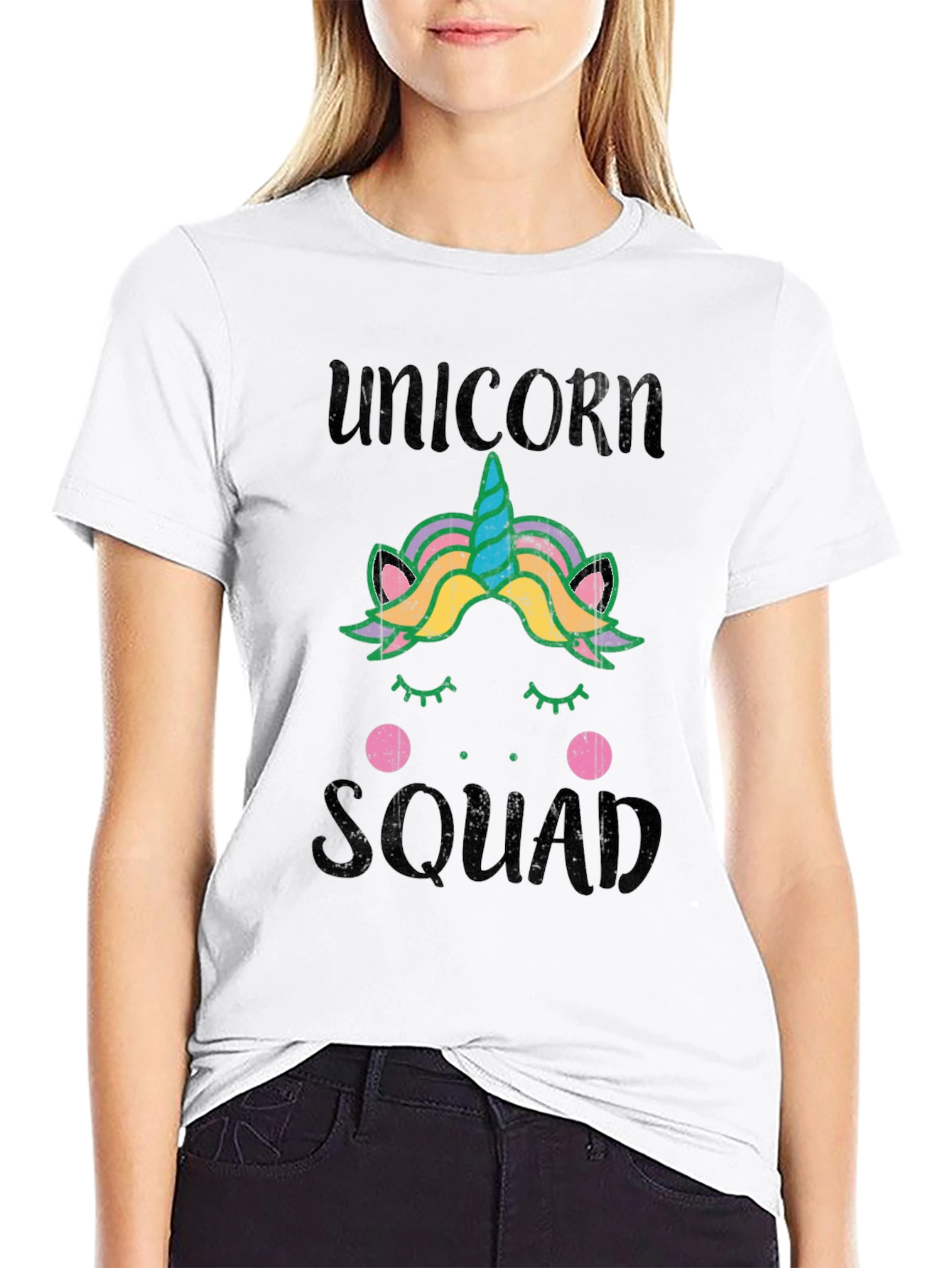 Black Unicorn Squad Graphic T-Shirt view 9