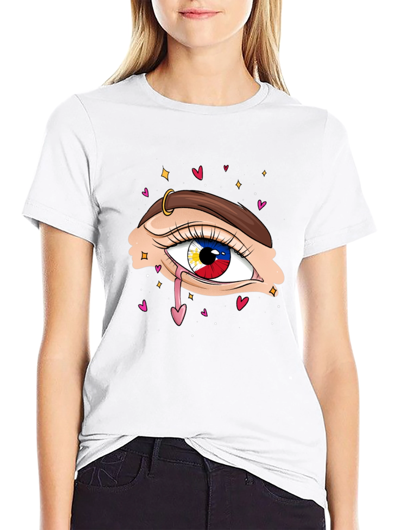 Eye Graphic Tee - Unique Design - 9