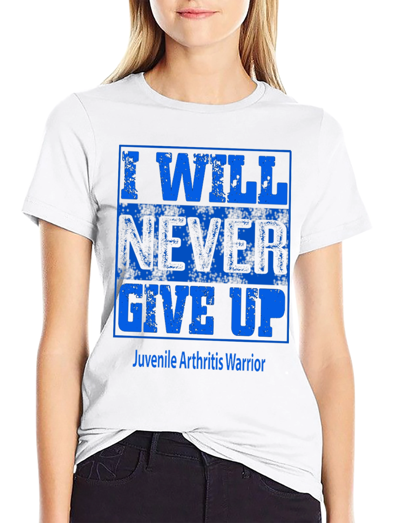 I Will Never Give Up - Juvenile Arthritis Warrior T-Shirt - 9