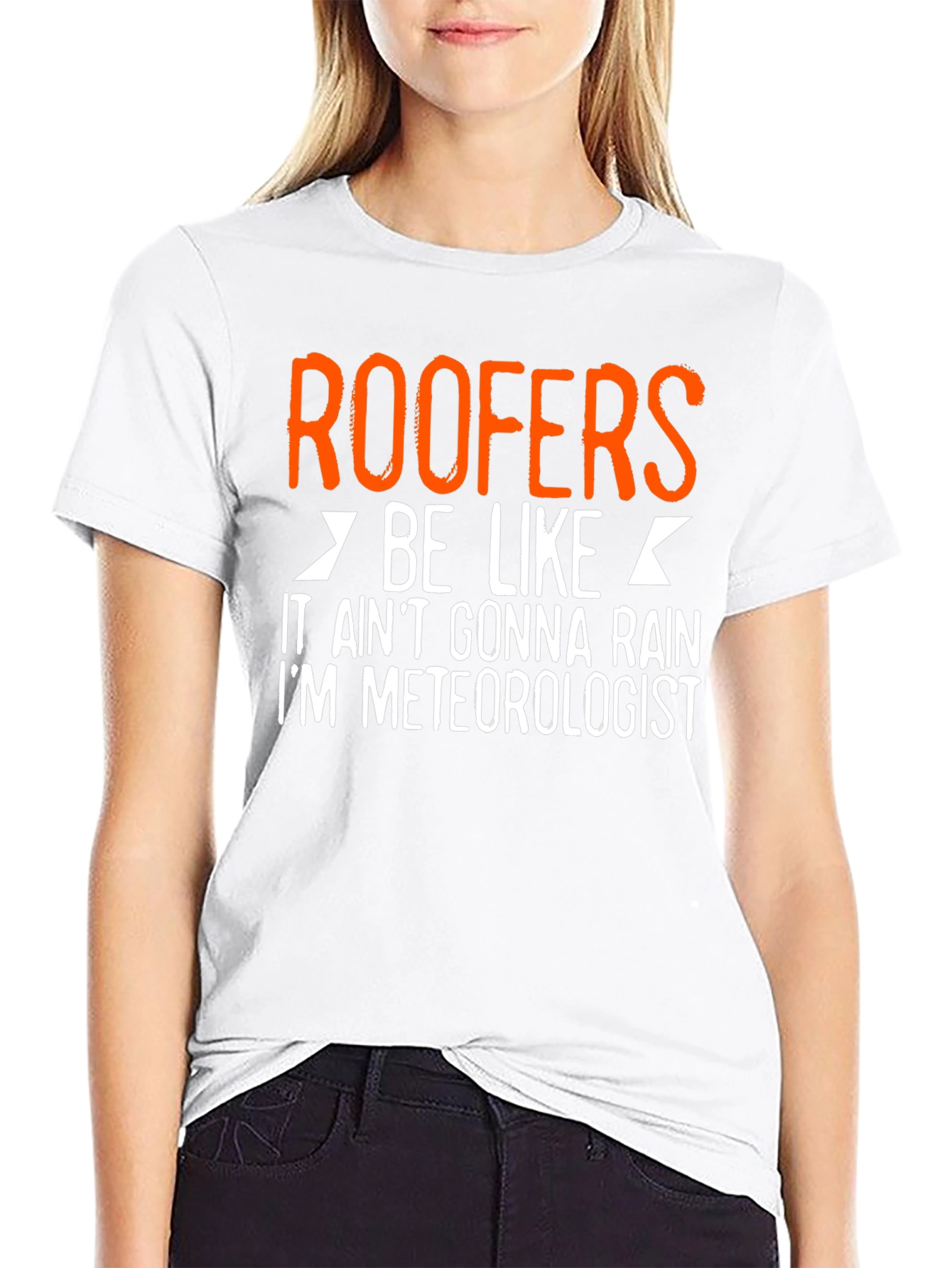 Black Roofers Be Like Funny T-Shirt view 9