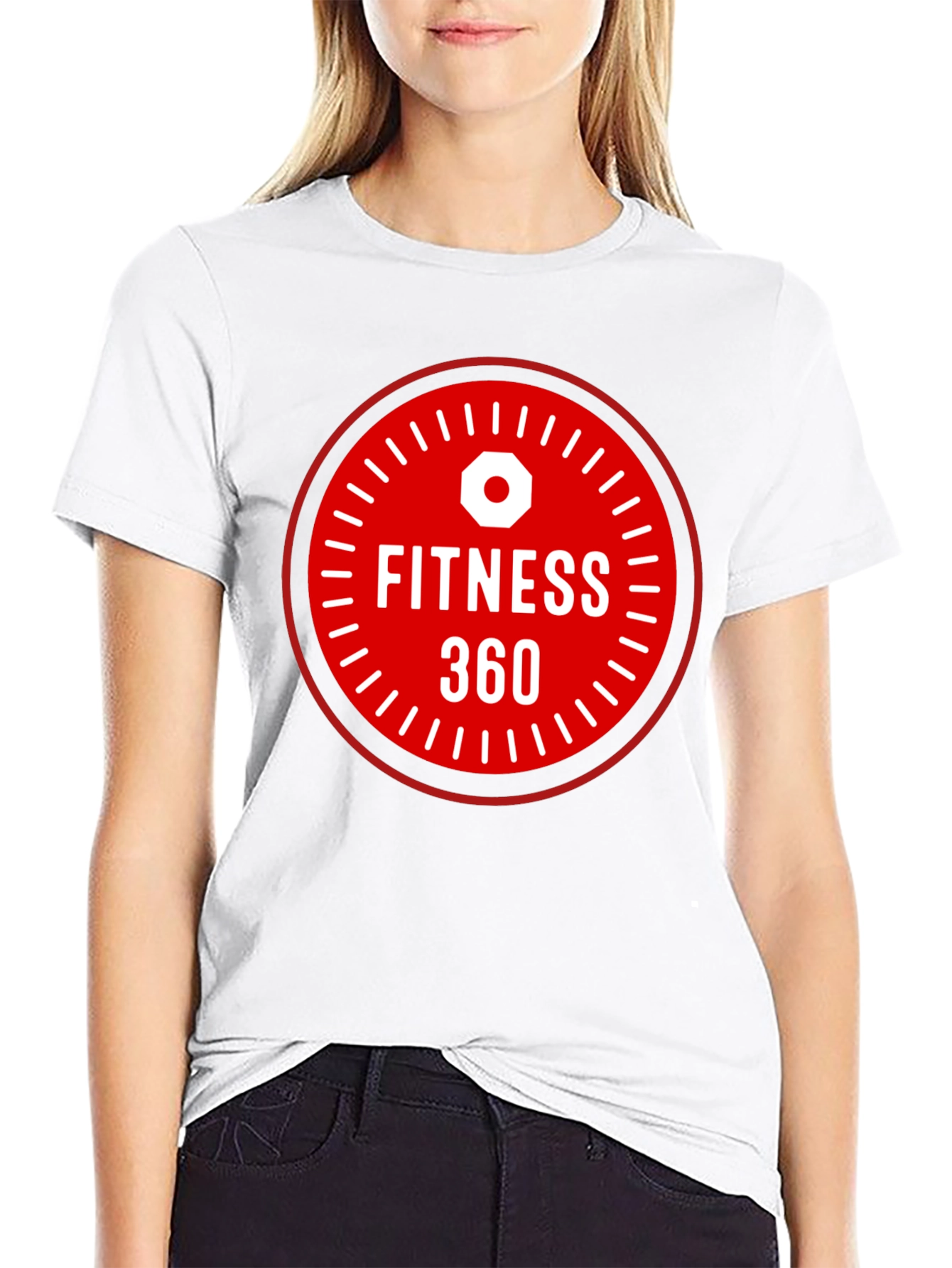 Black Fitness 360 Graphic T-Shirt - Black view 9