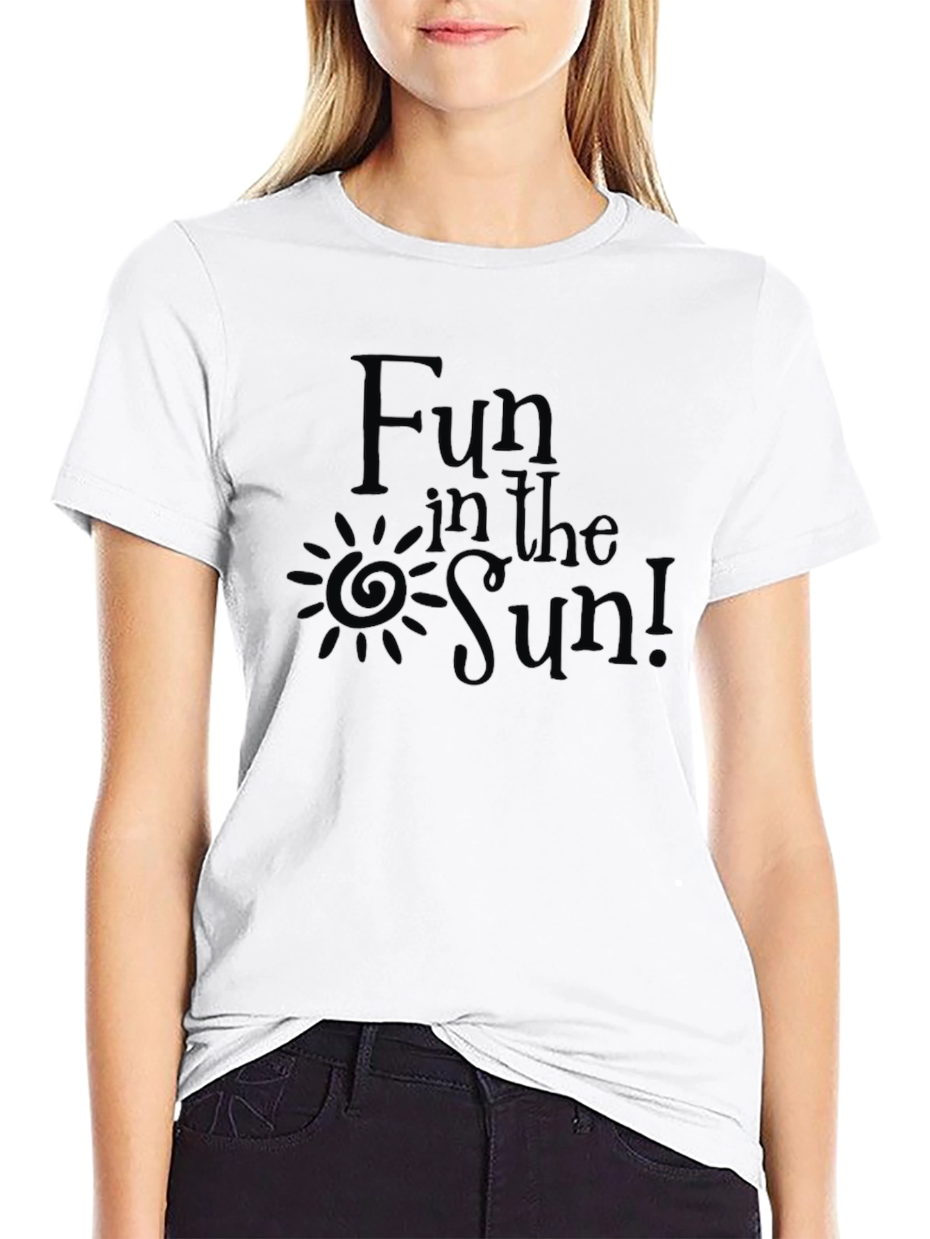 Black Fun in the Sun! Graphic T-Shirt view 9