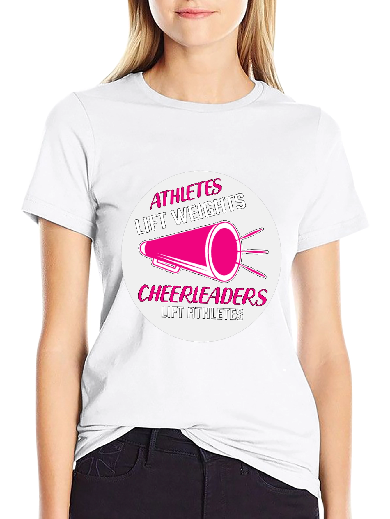 Athletes Cheerleaders Graphic Tee - 9