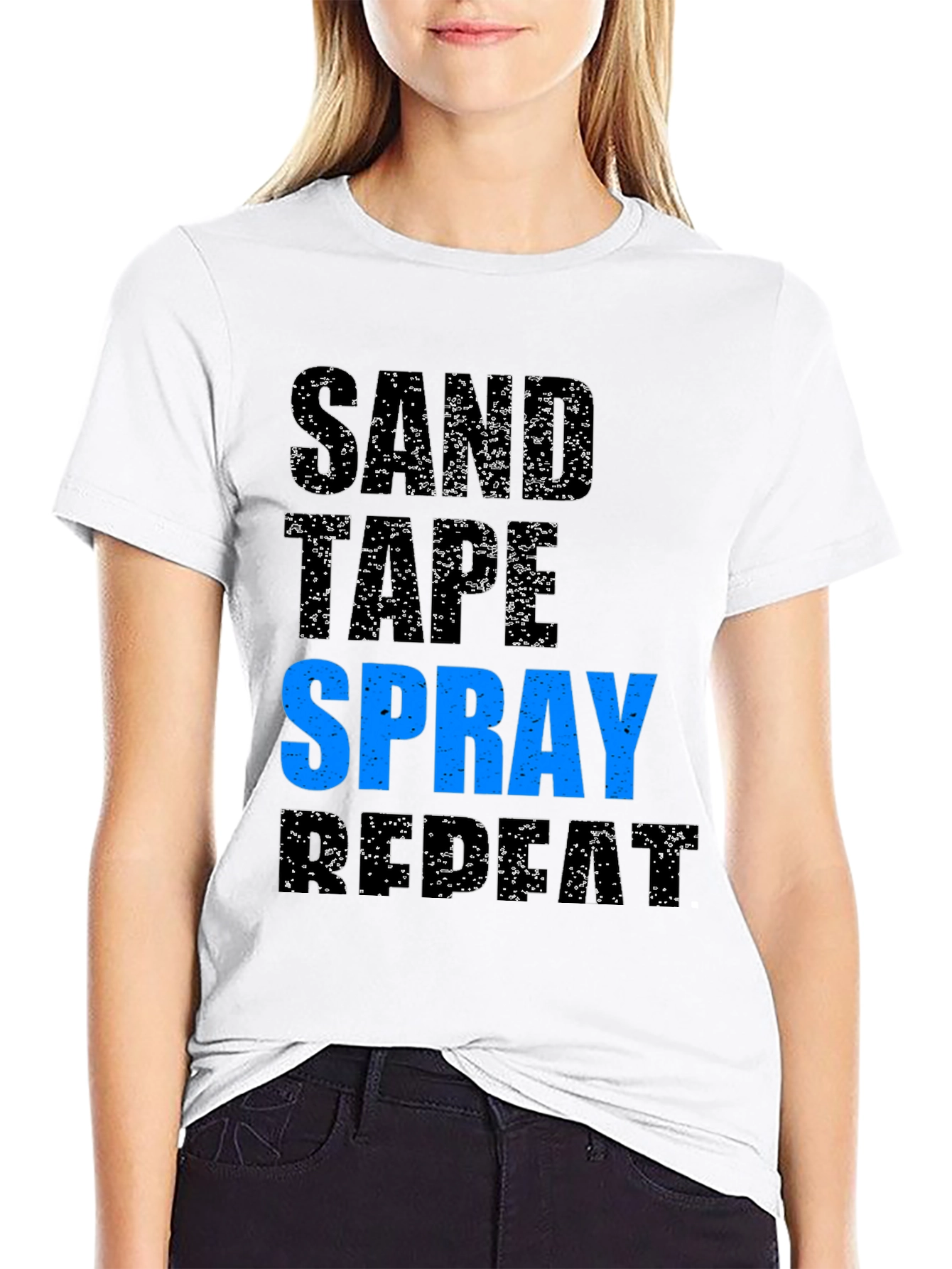 Sand, Tape, Spray, Repeat T-Shirt - 9