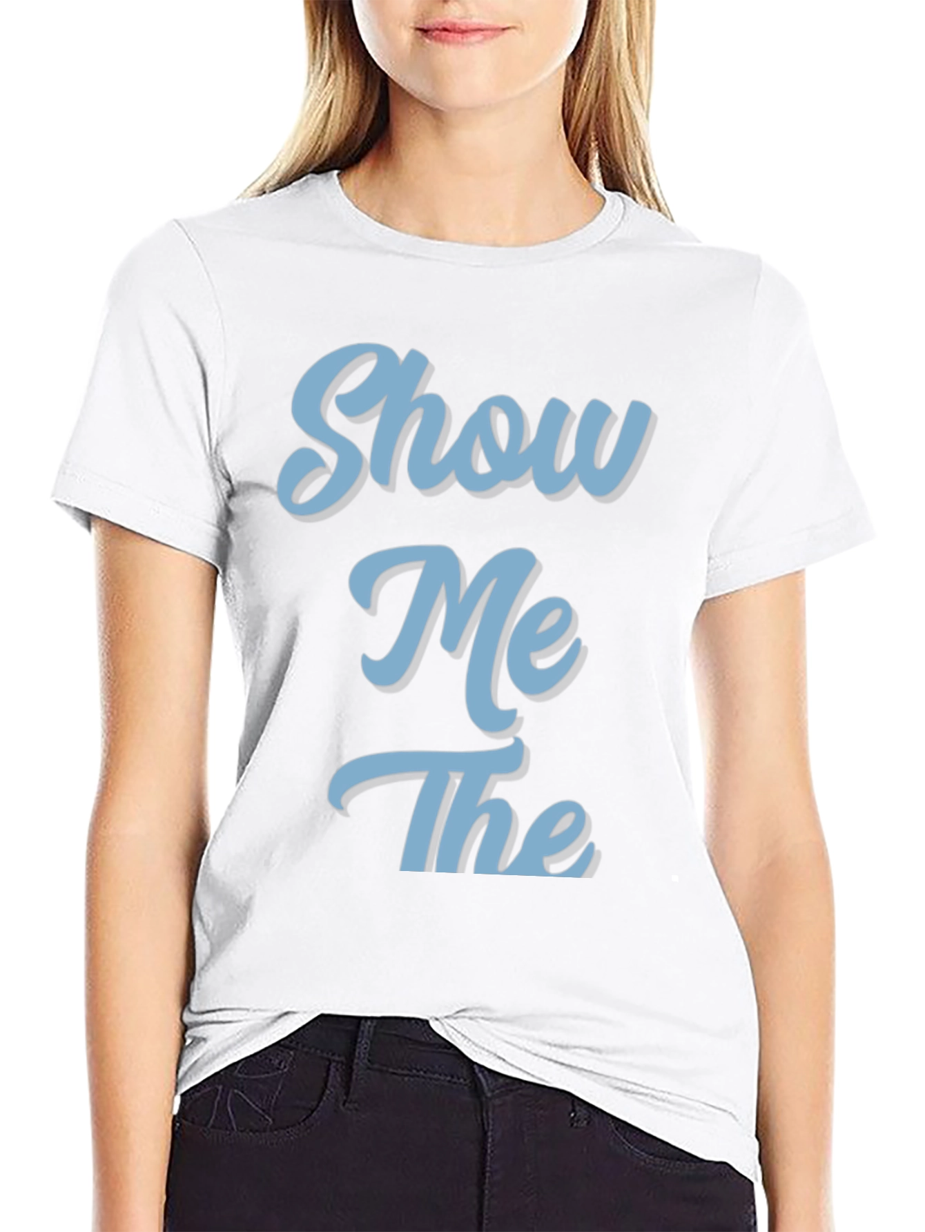 Black Show Me The Graphic Tee - Stylish & Comfortable view 9