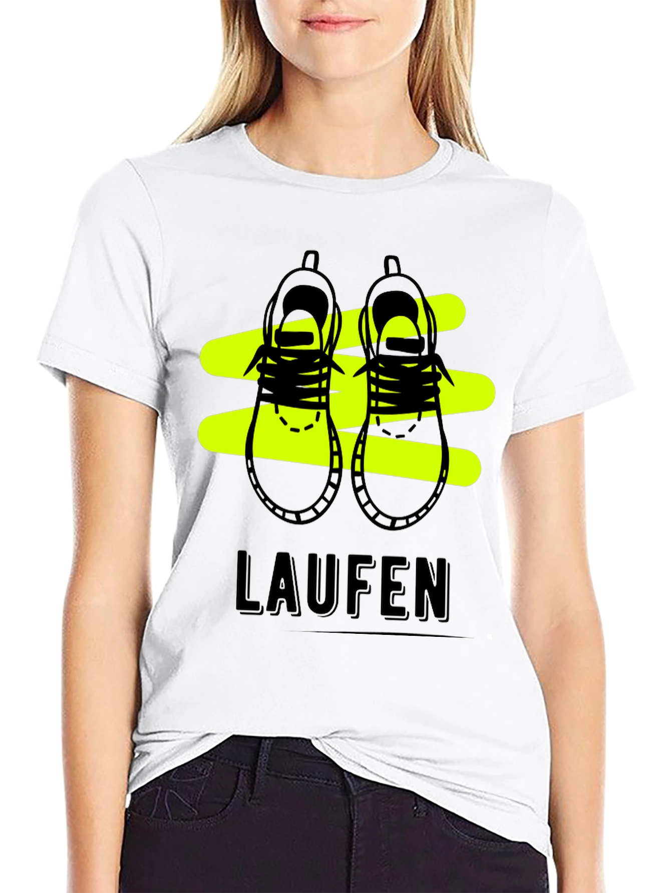 Black Laufen Black Graphic Tee - Running Shoes view 9