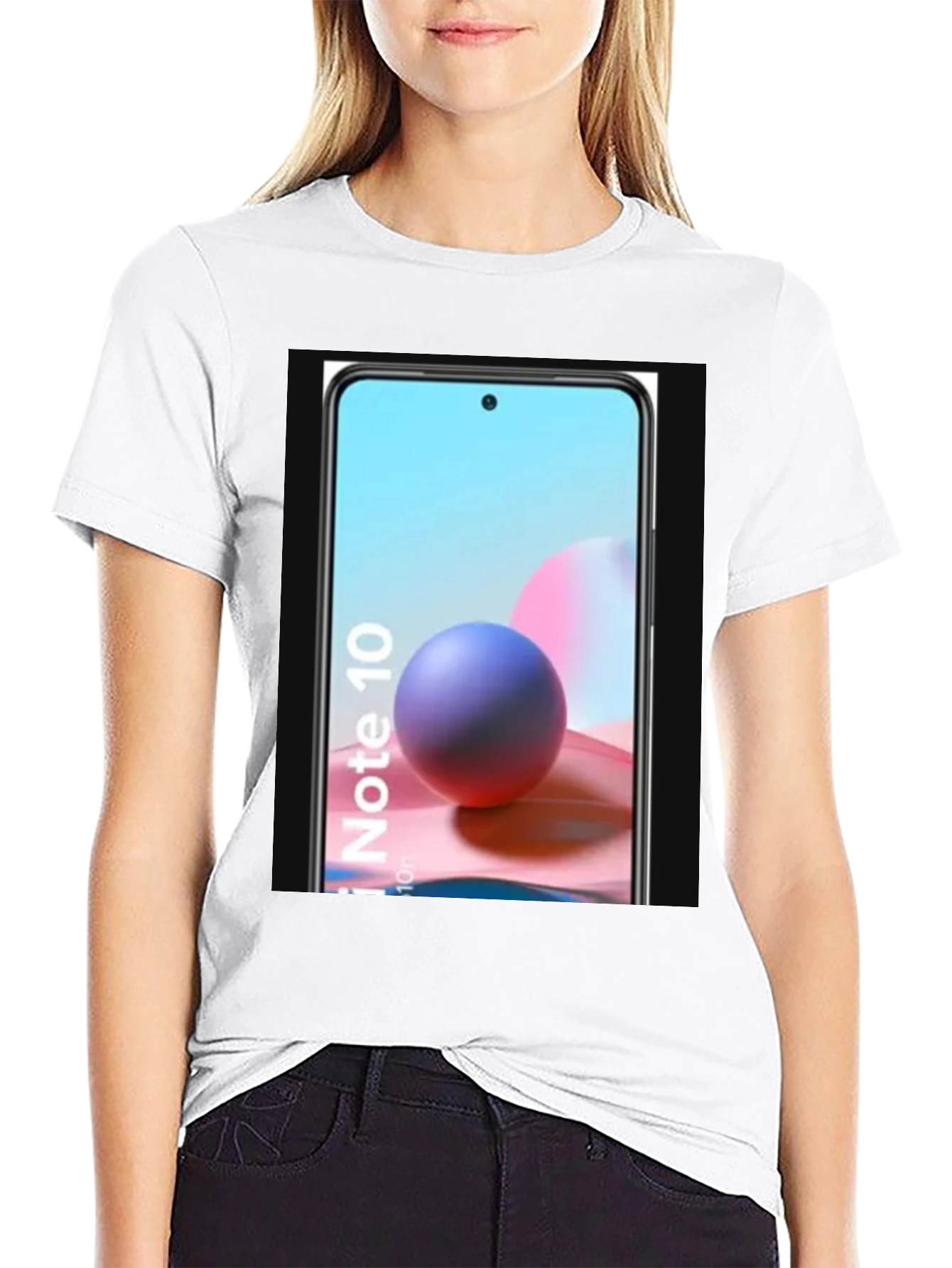 Black Cool Phone Graphic Tee - Black Casual Shirt view 9