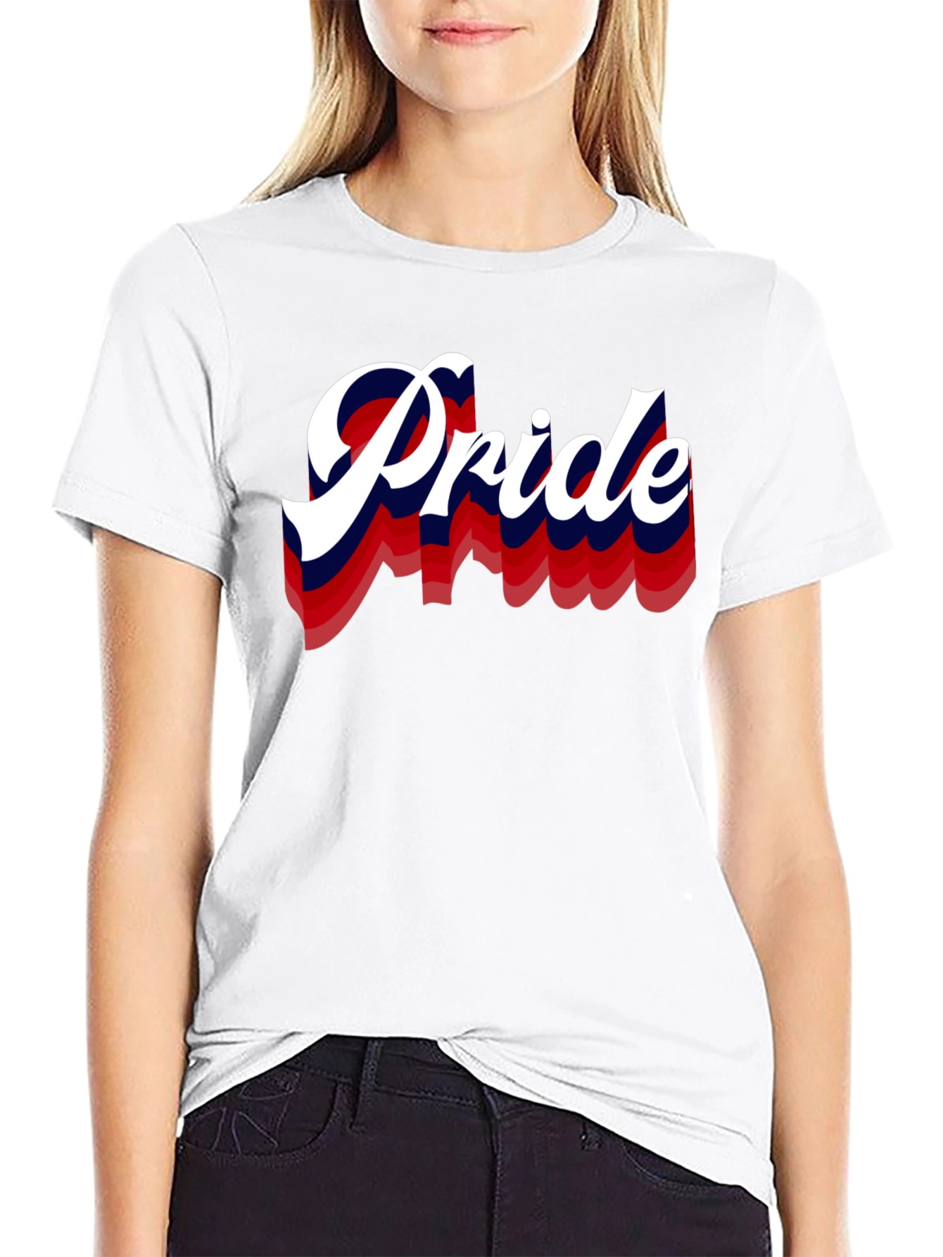 Black Pride Graphic Print Black T-Shirt view 9