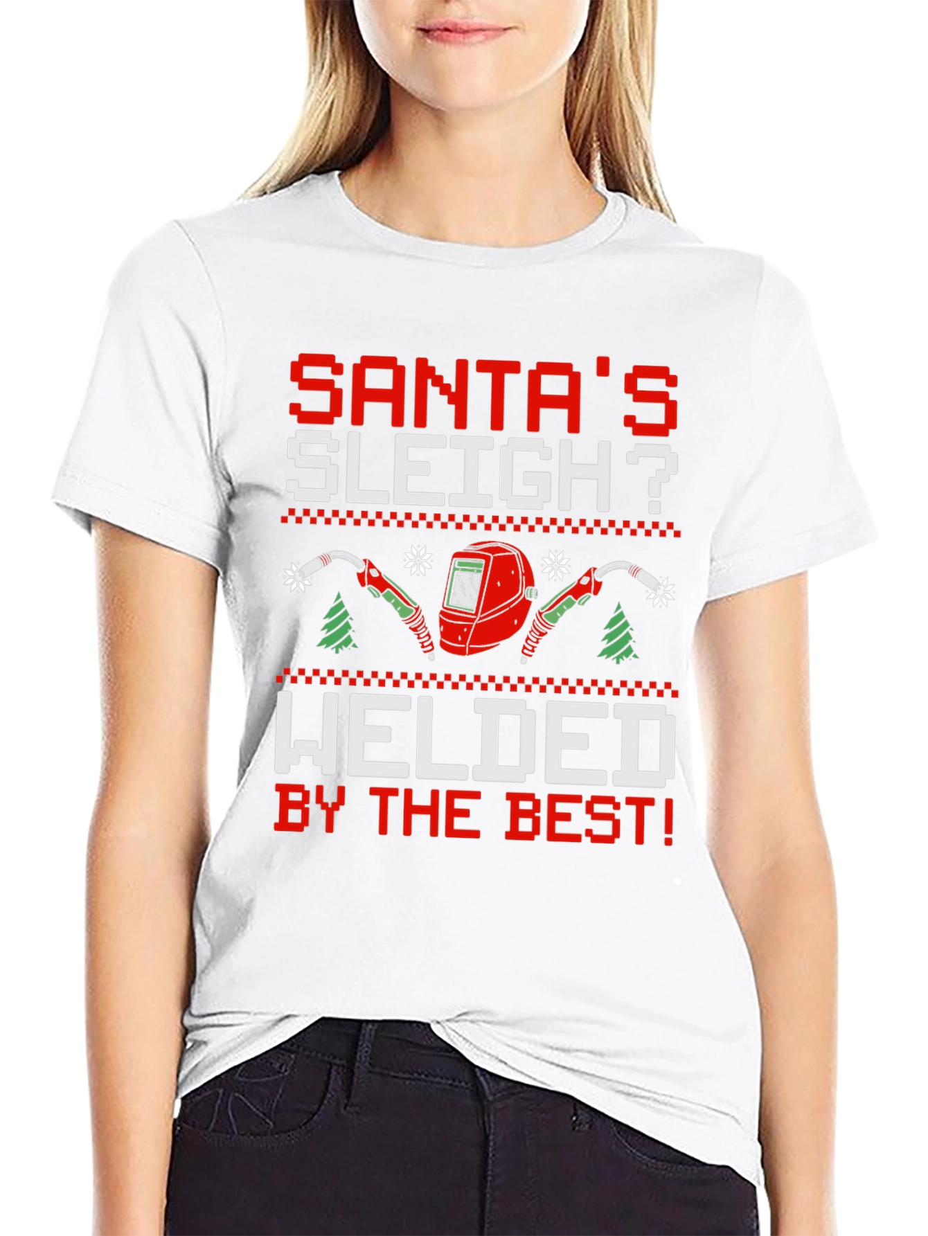 Black Santa's Sleigh Welded T-Shirt view 9