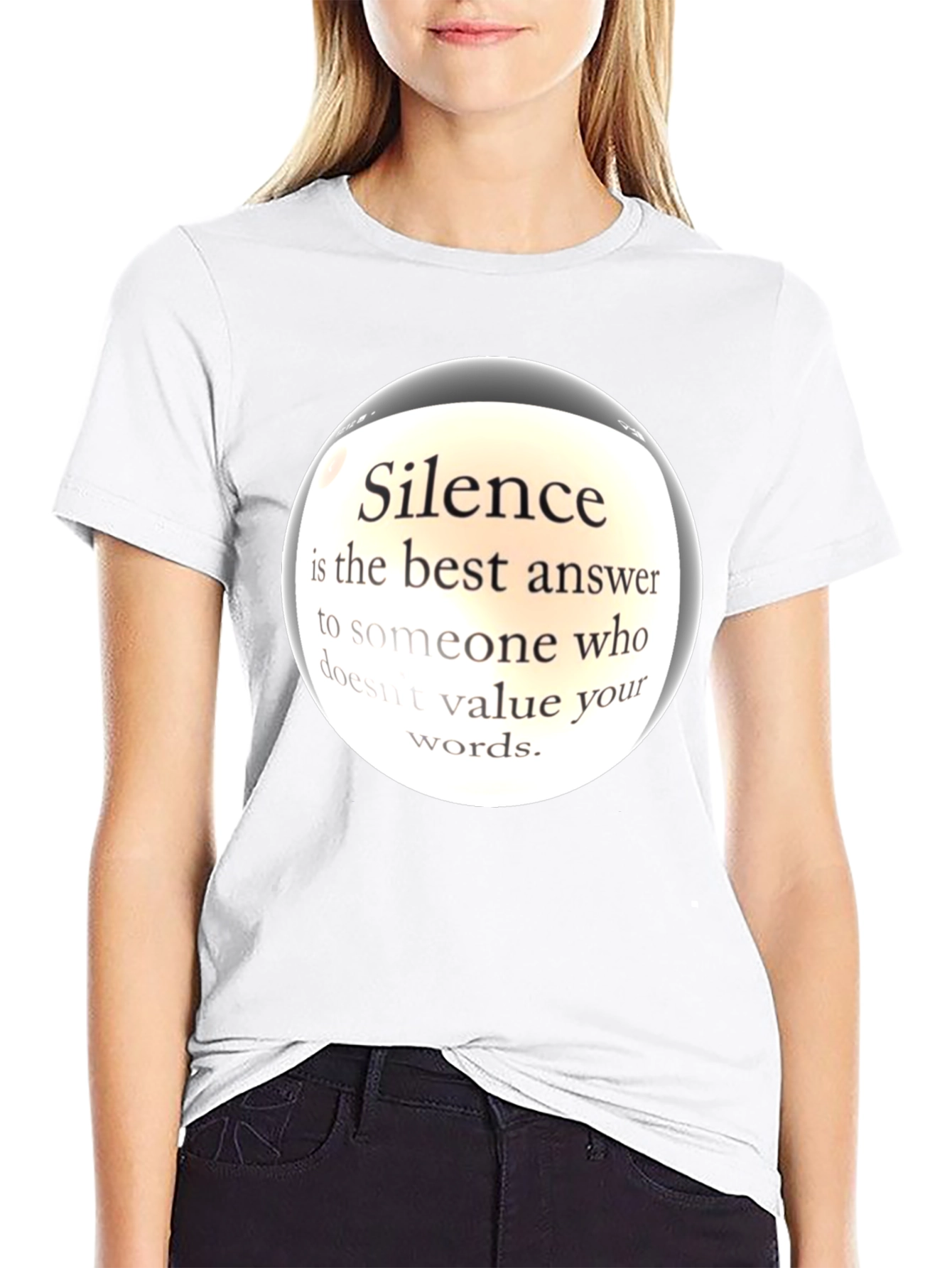 Silence is the Best Answer T-Shirt - 9