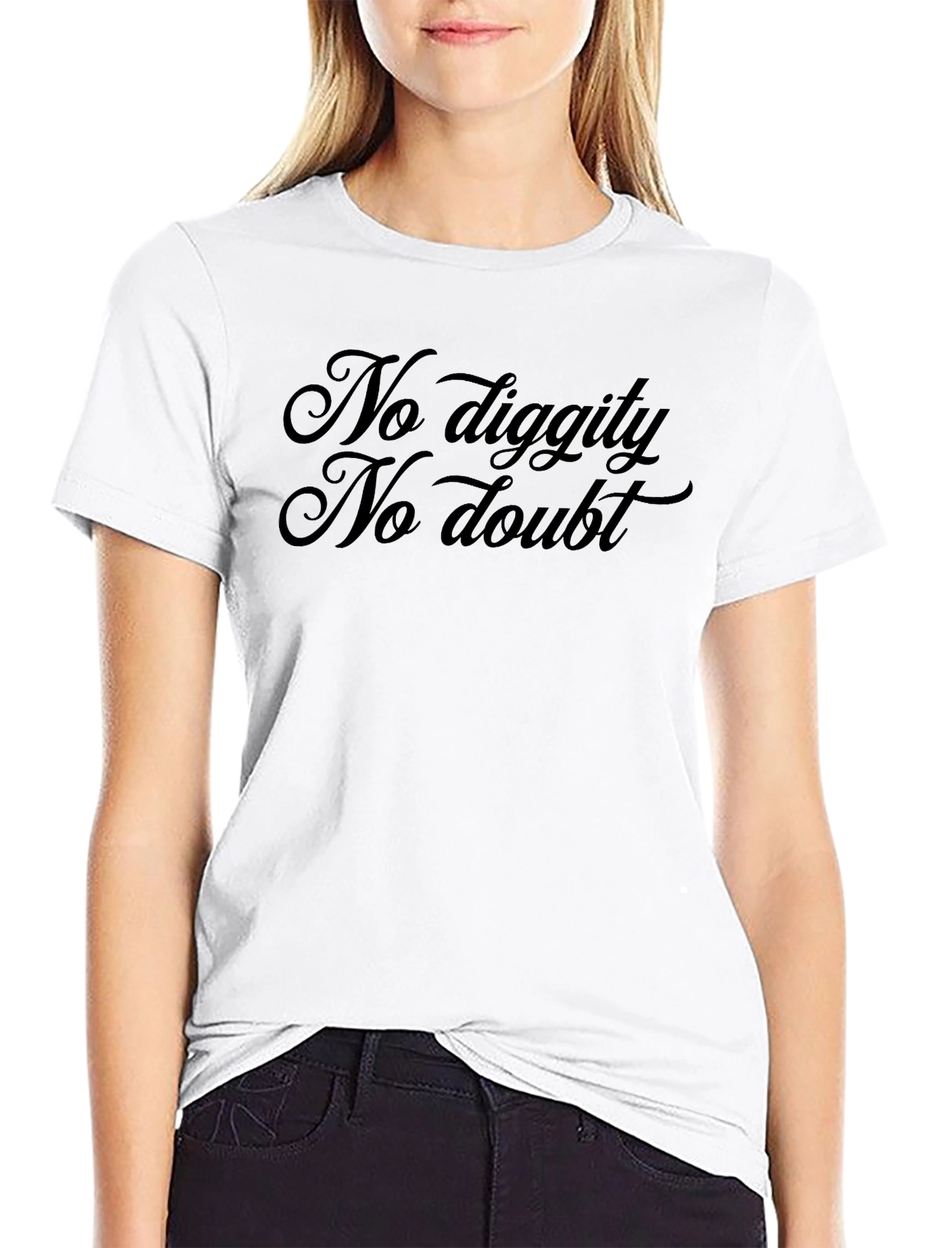 Black No Diggity No Doubt Black T-Shirt view 9