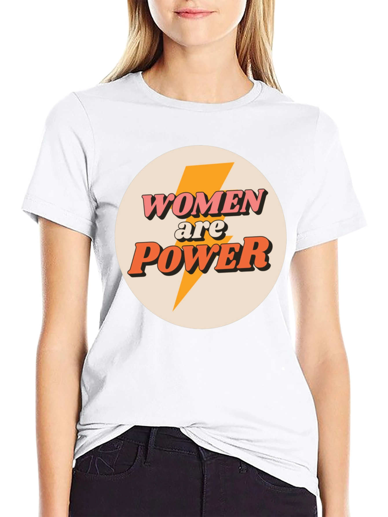 Women are Power Graphic Tee - Retro Feminist T-Shirt - 9