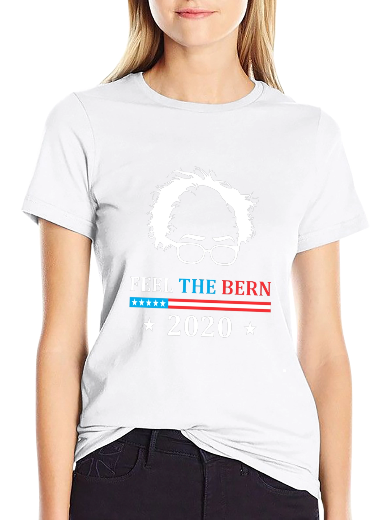 Black Feel The Bern 2020 T-Shirt view 9