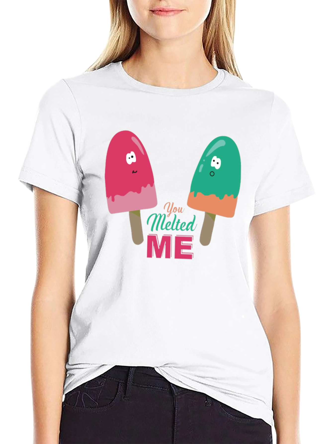 Black You Melted Me Graphic Tee view 9