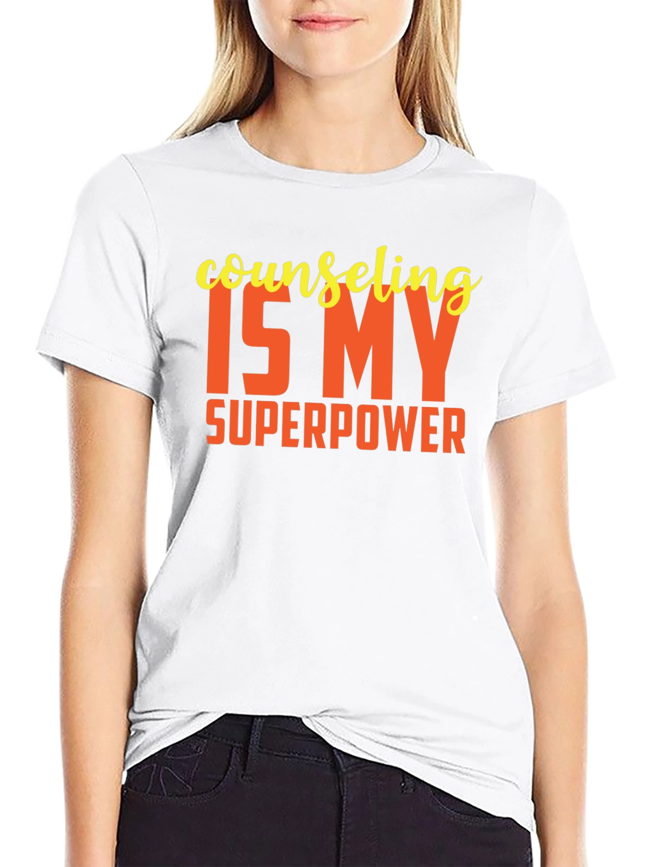 Black Counseling is My Superpower Graphic Tee view 9