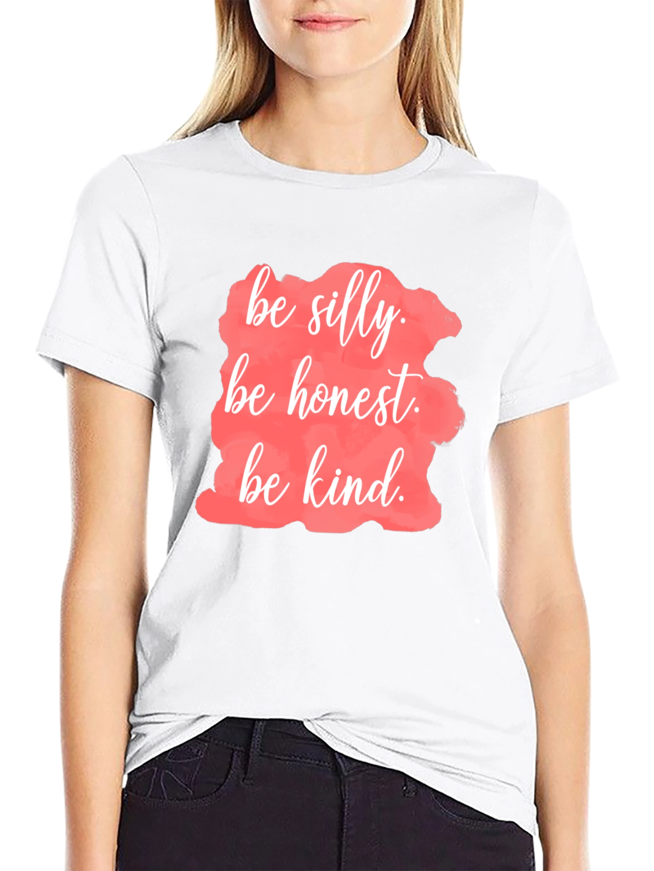 Black Be Silly, Honest, Kind T-Shirt view 9