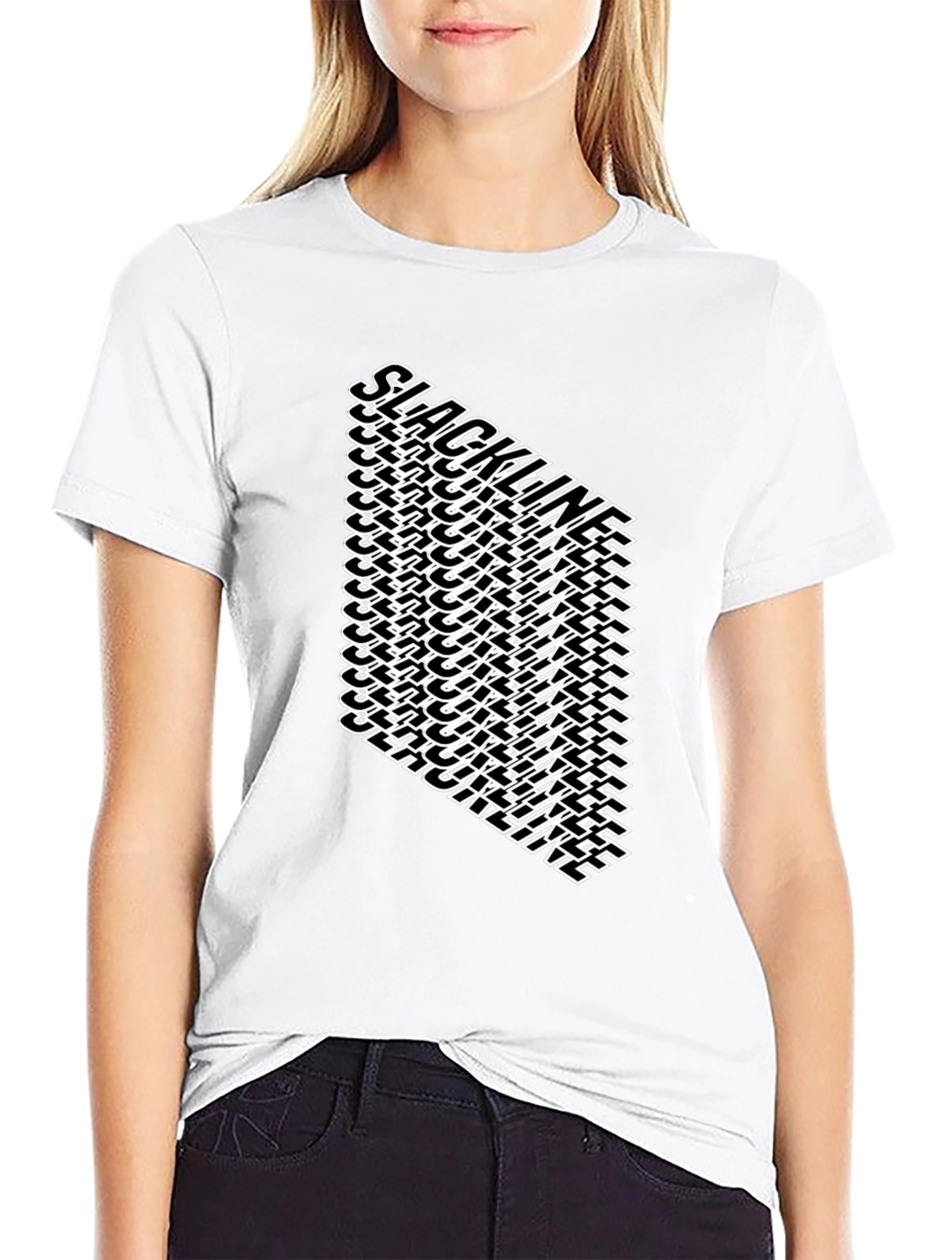 Black Black Slackline Graphic Tee view 9