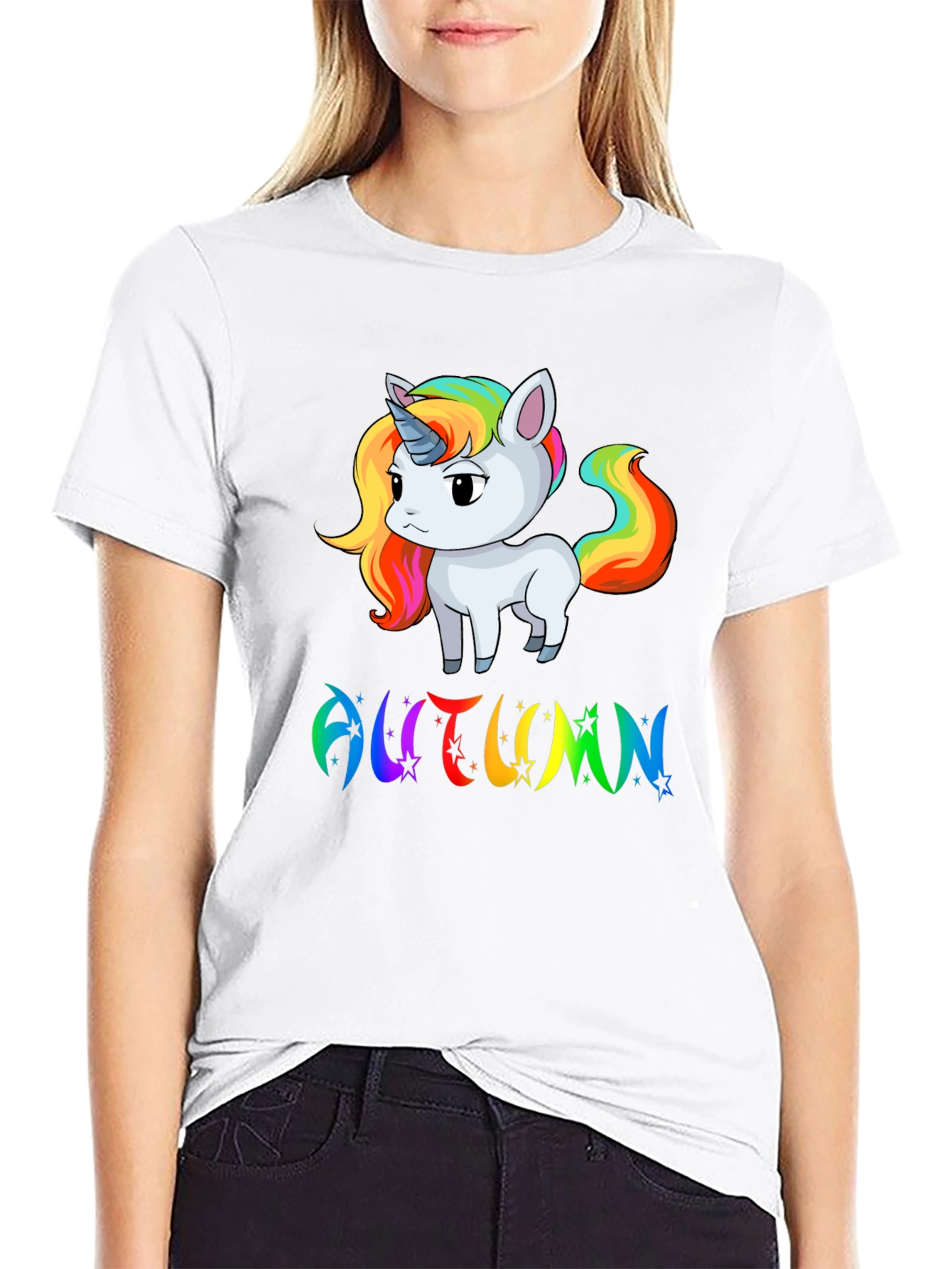 Autumn Unicorn Rainbow T-Shirt - 9