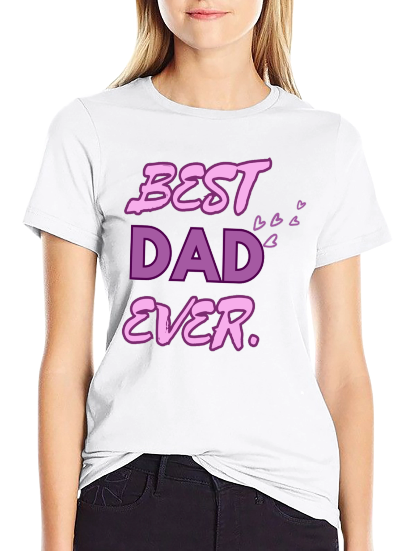 Black Best Dad Ever T-Shirt view 9