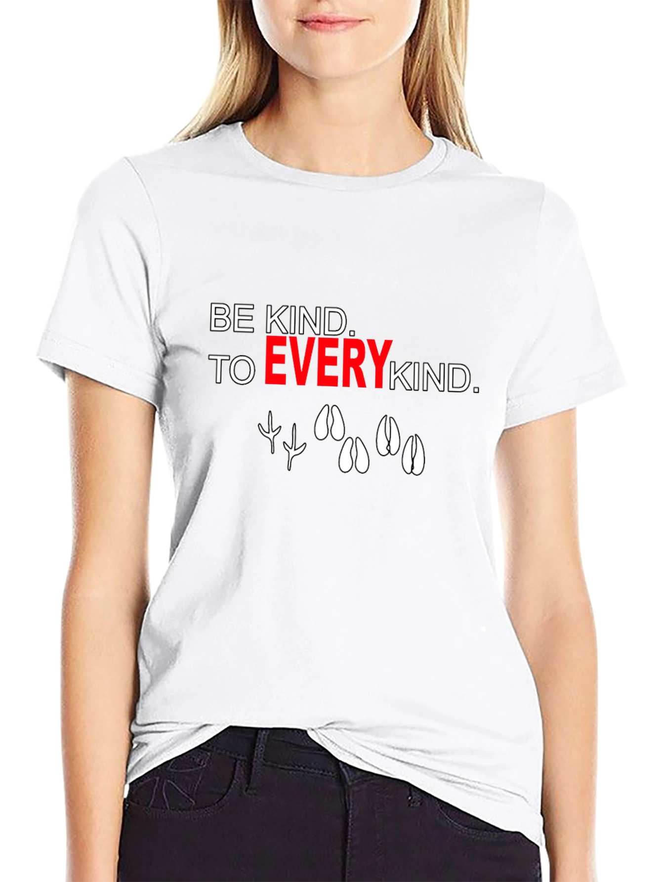 Black Be Kind to Every Kind T-Shirt view 9
