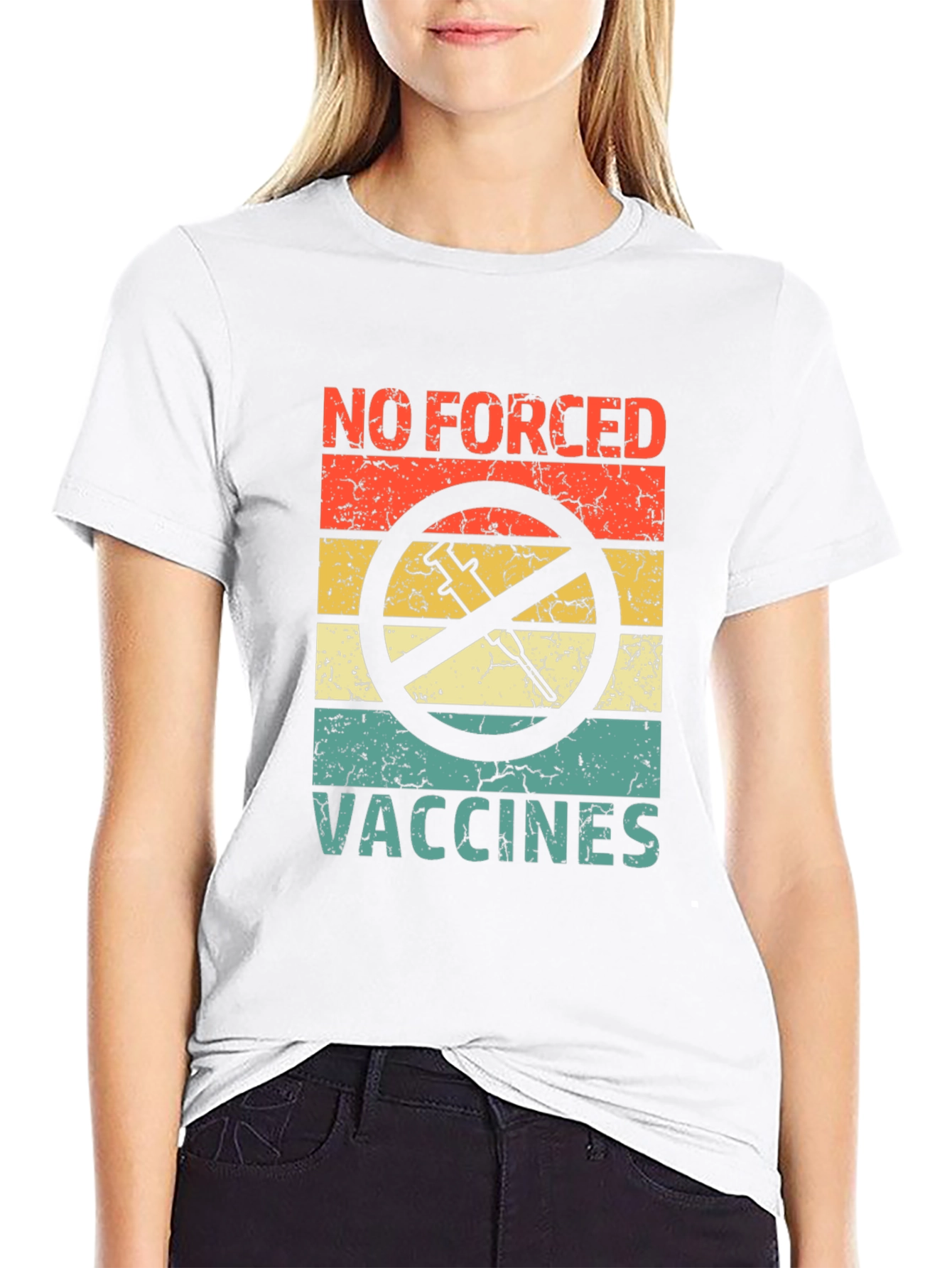 No Forced Vaccines T-Shirt - Anti Vax Tee - 9