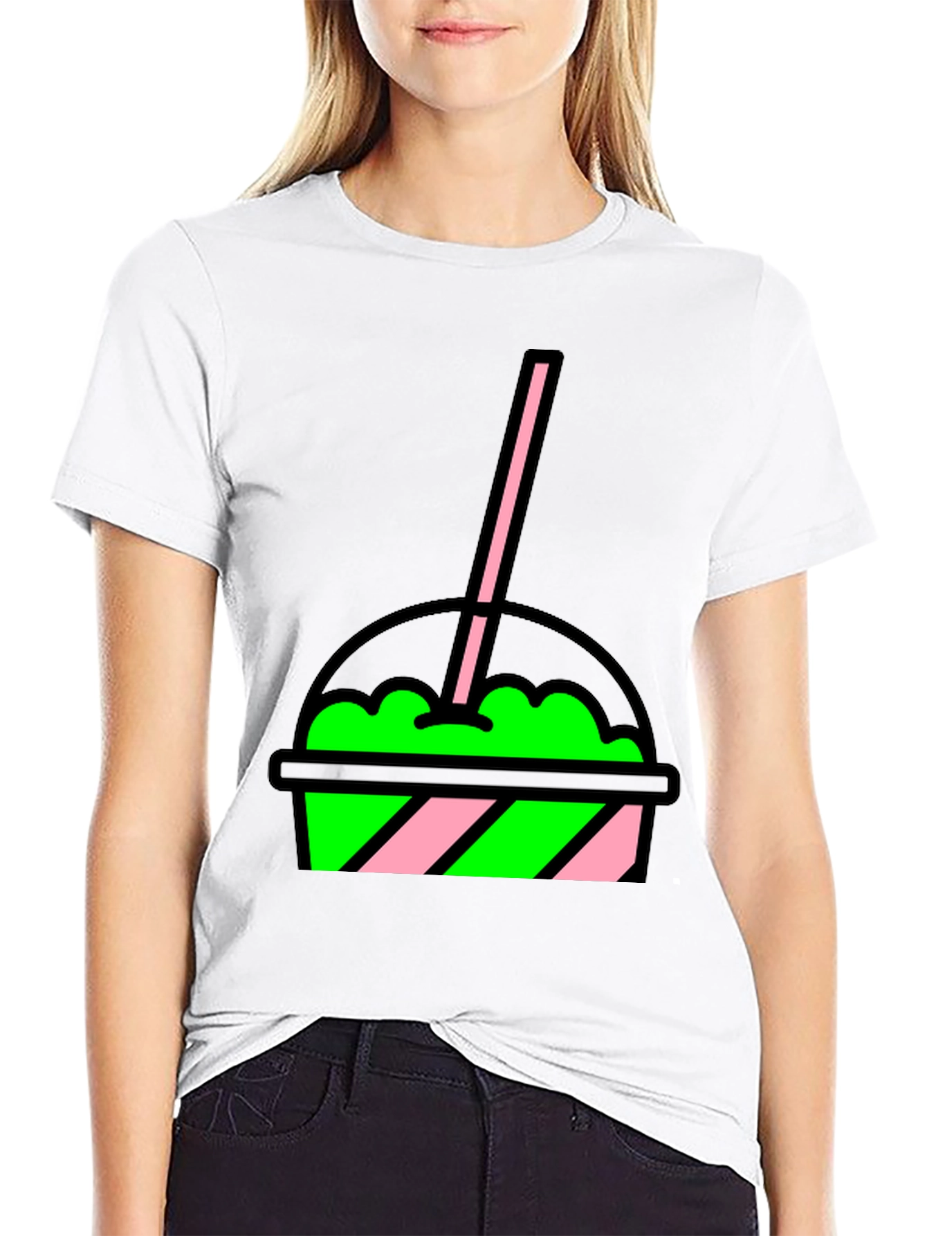 Black Slushie T-Shirt - Fun Drink Graphic Tee view 9