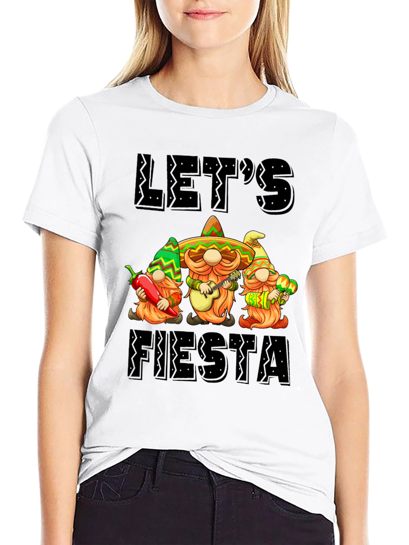 Let's Fiesta Gnome Graphic Tee - 9