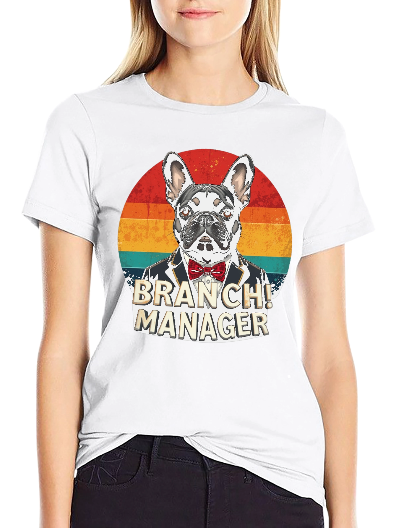 Black Branch Manager Bulldog T-Shirt view 9