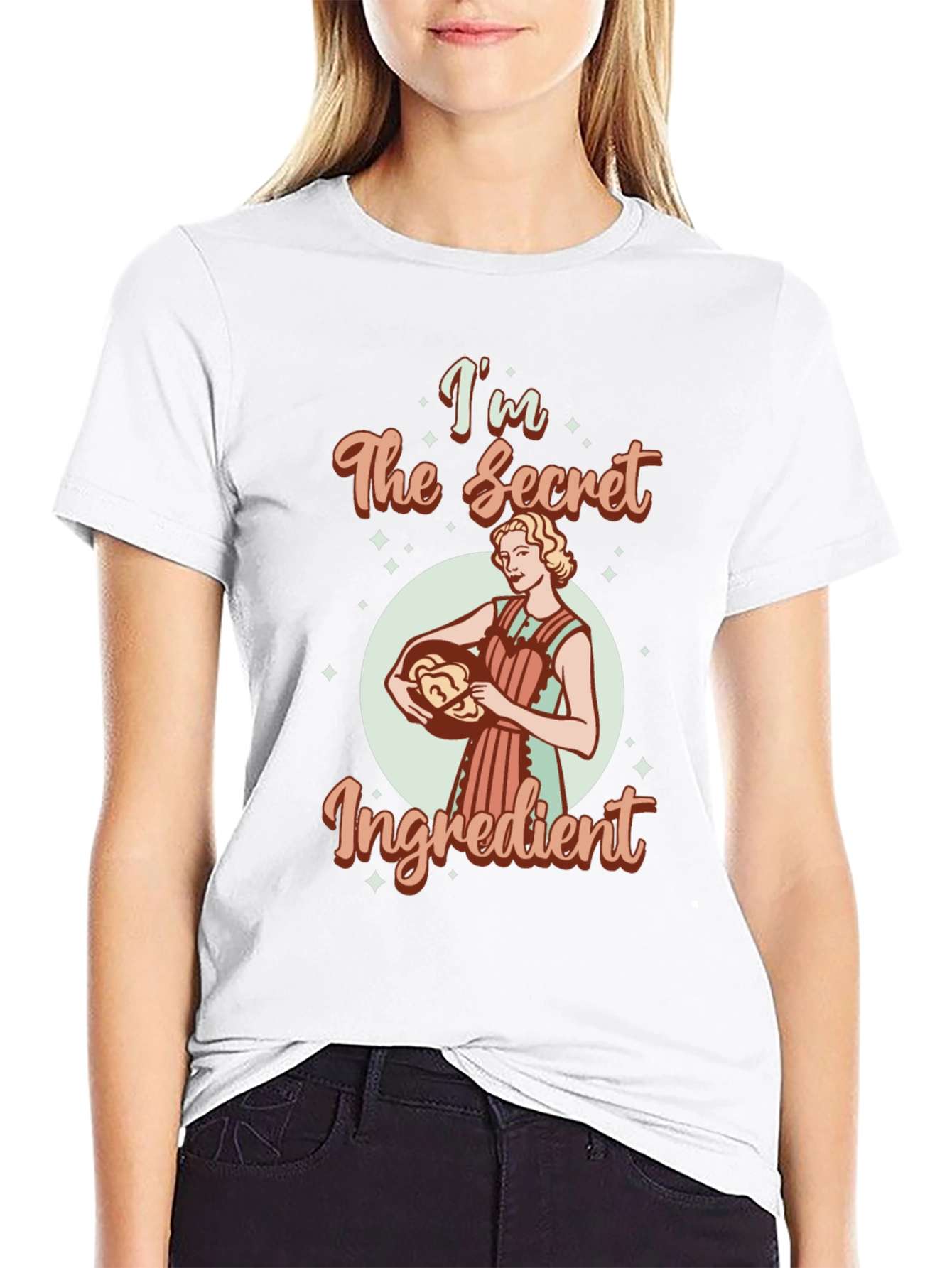 Black I'm The Secret Ingredient Graphic Tee view 9