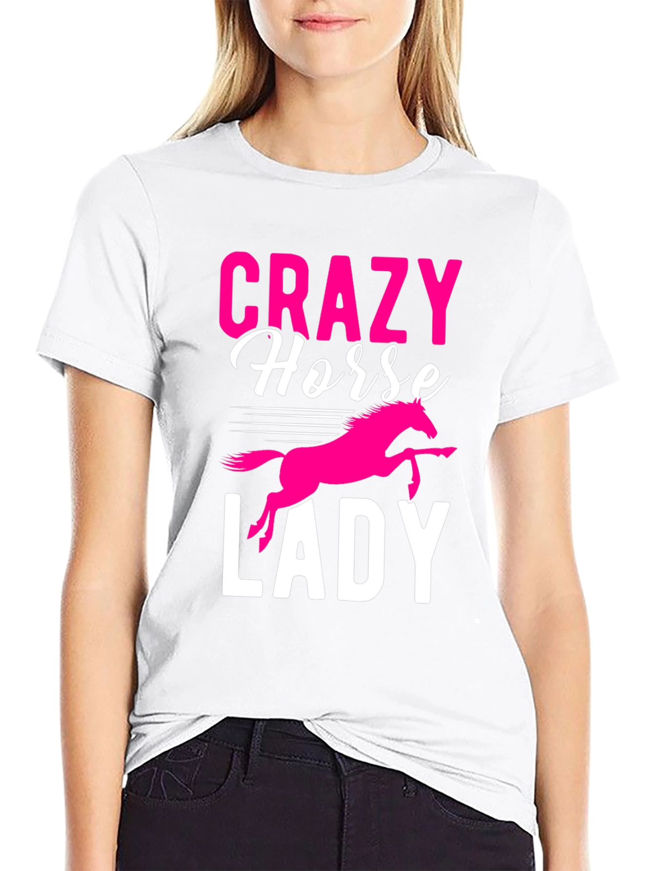 Crazy Horse Lady T-Shirt - Equestrian Apparel - 9