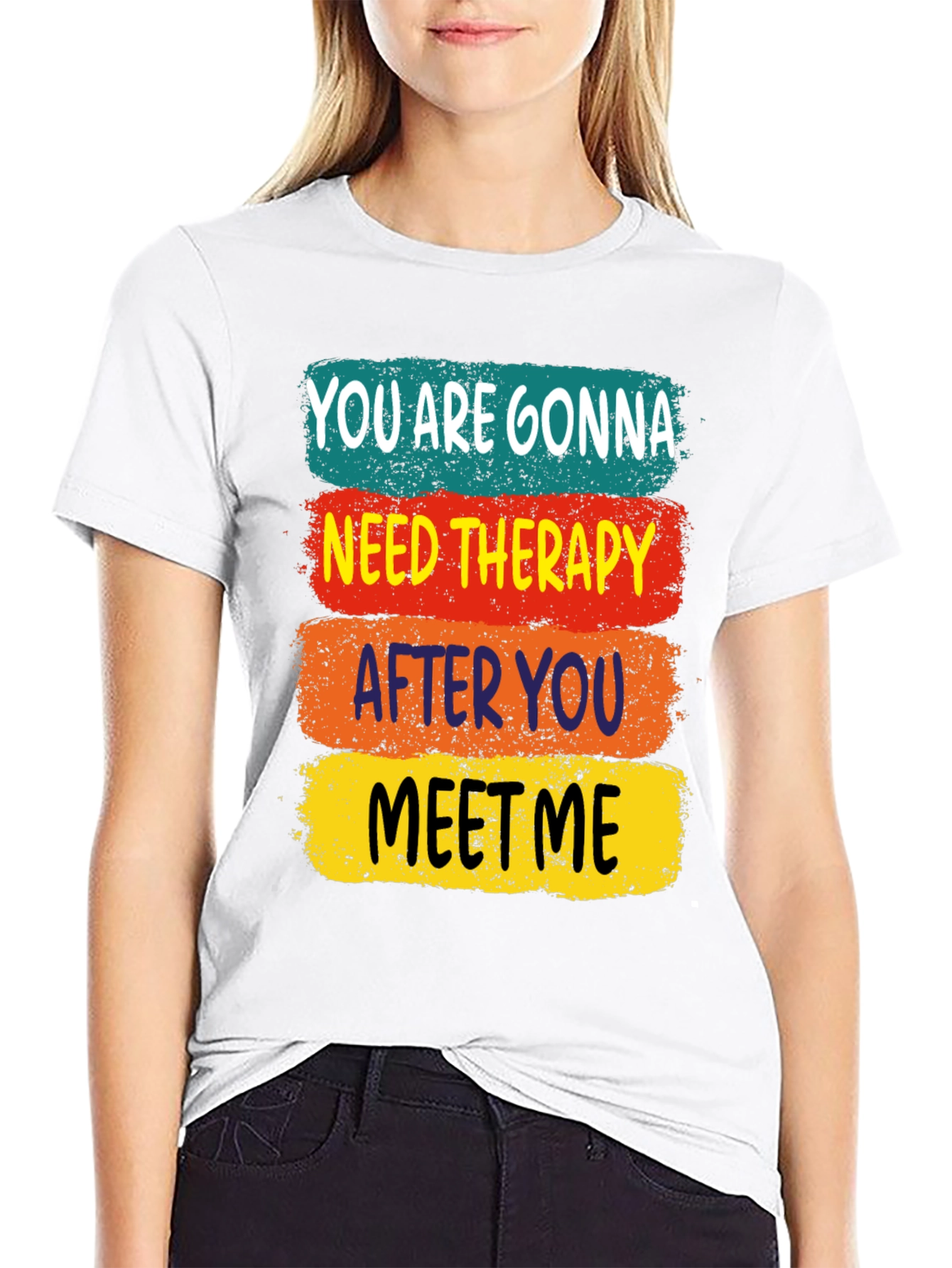 Black Need Therapy T-Shirt view 9