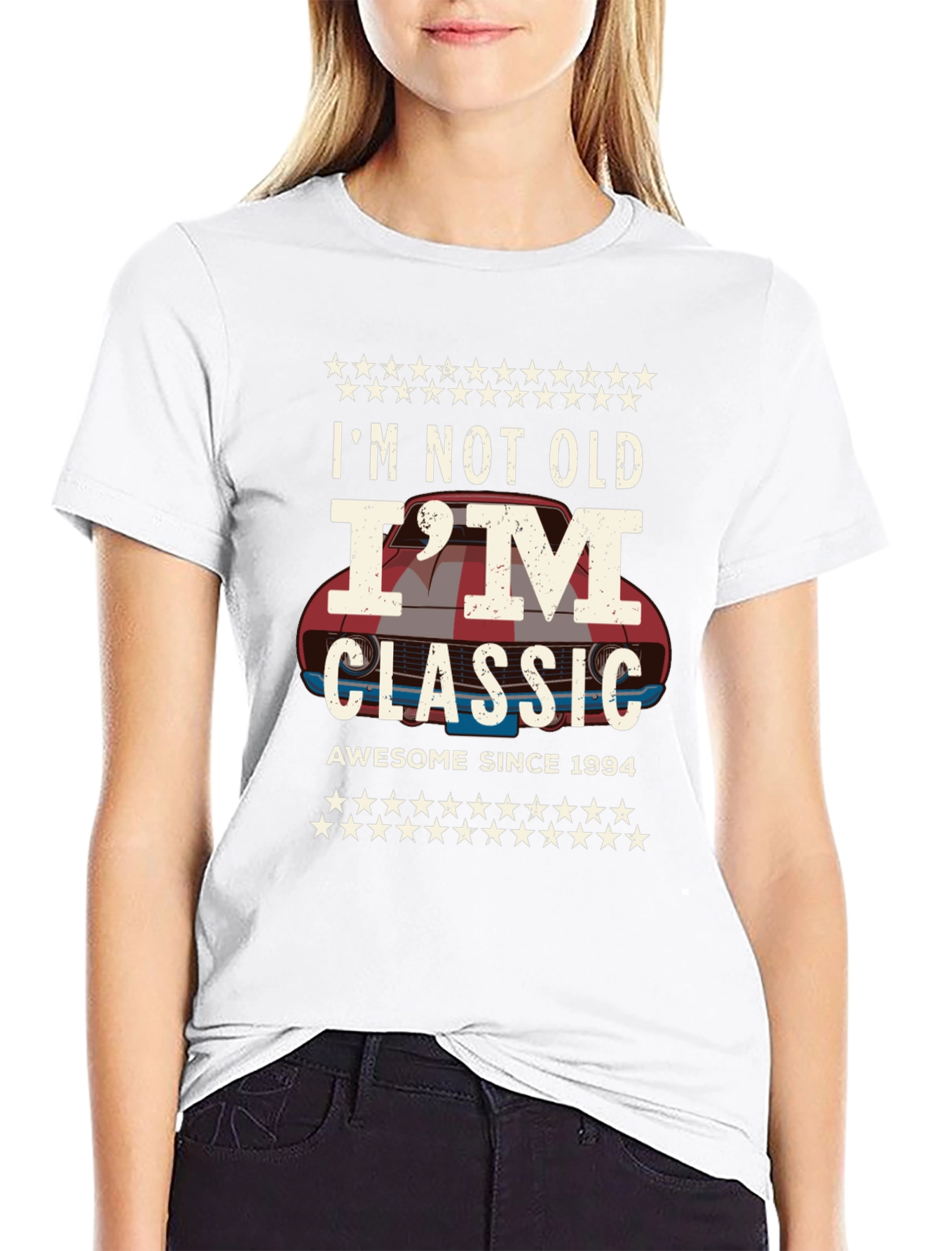 Black I'm Not Old I'm Classic Graphic Tee view 9