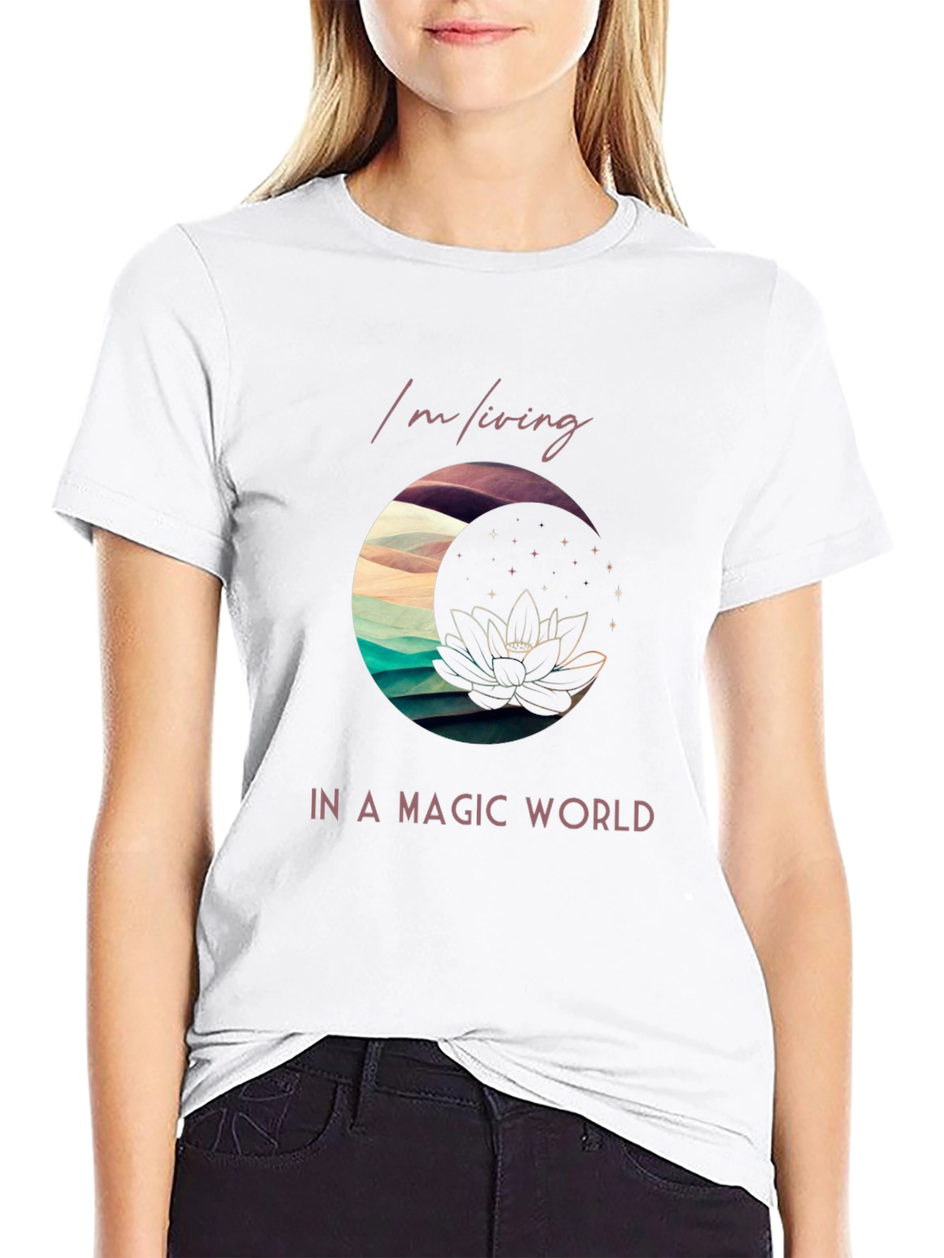 Black Magic World Graphic Tee - Unique Design, Comfy Fit view 9